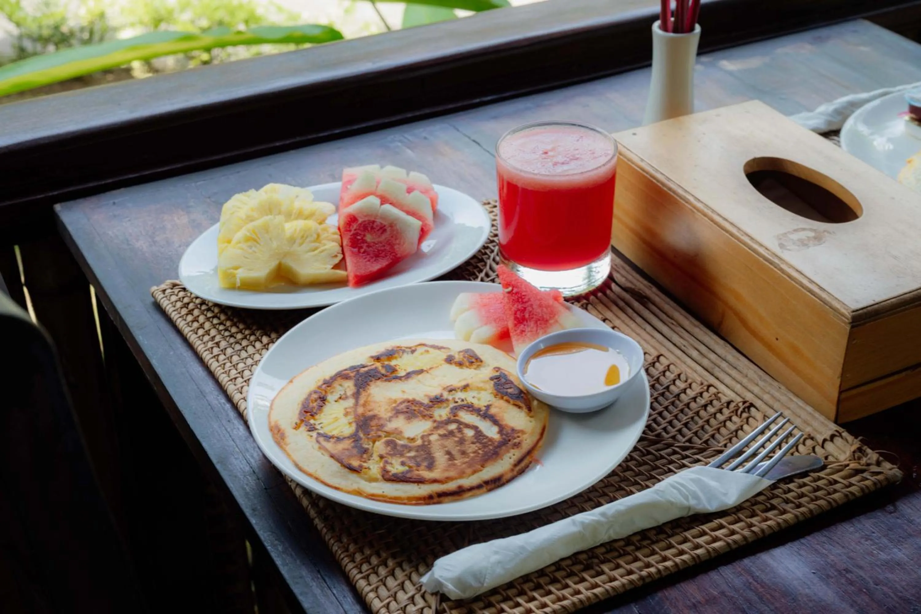 Breakfast in Crystal Bay Villa