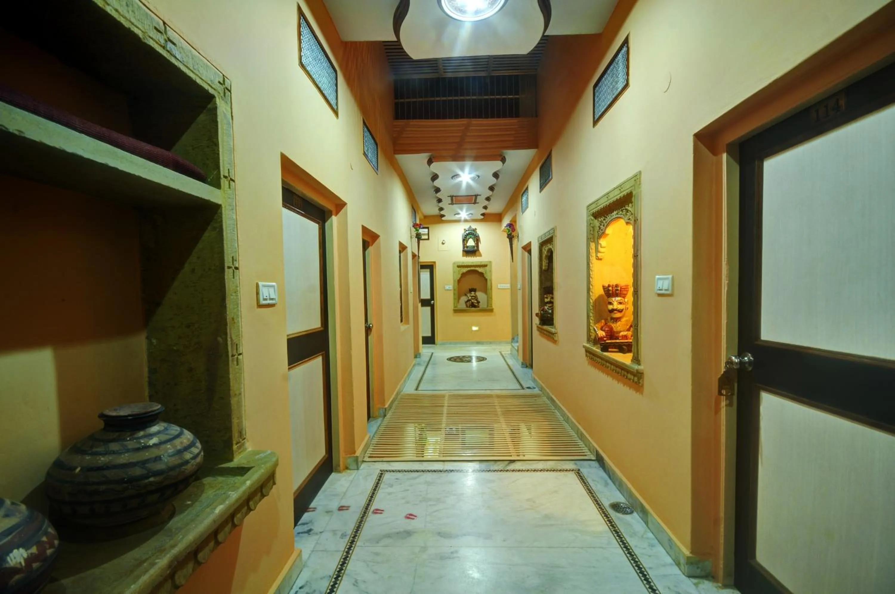 Lobby or reception in Hotel Jaisal Palace