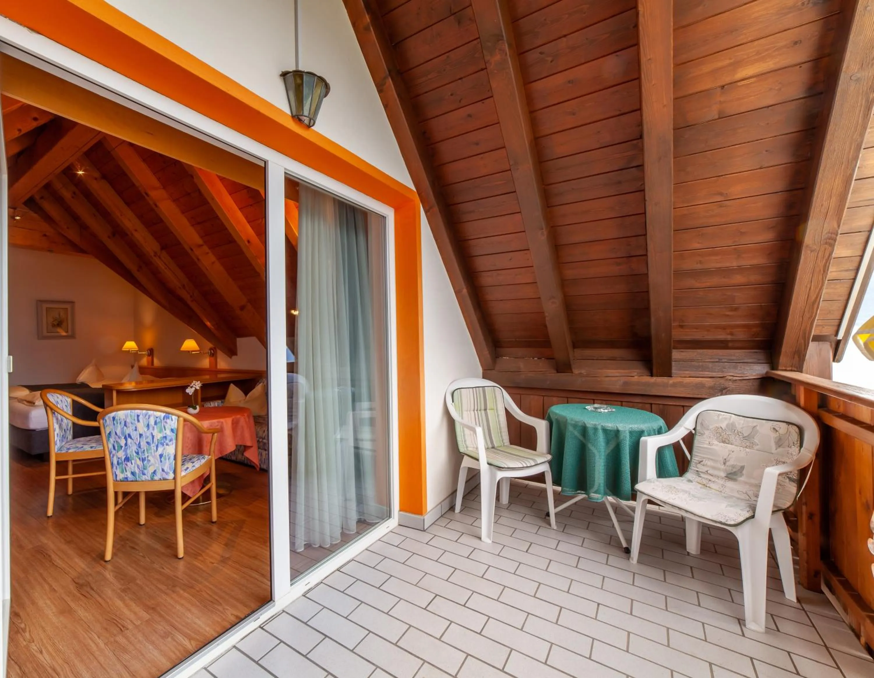 Balcony/Terrace in Frühstücks-Hotel Olympia