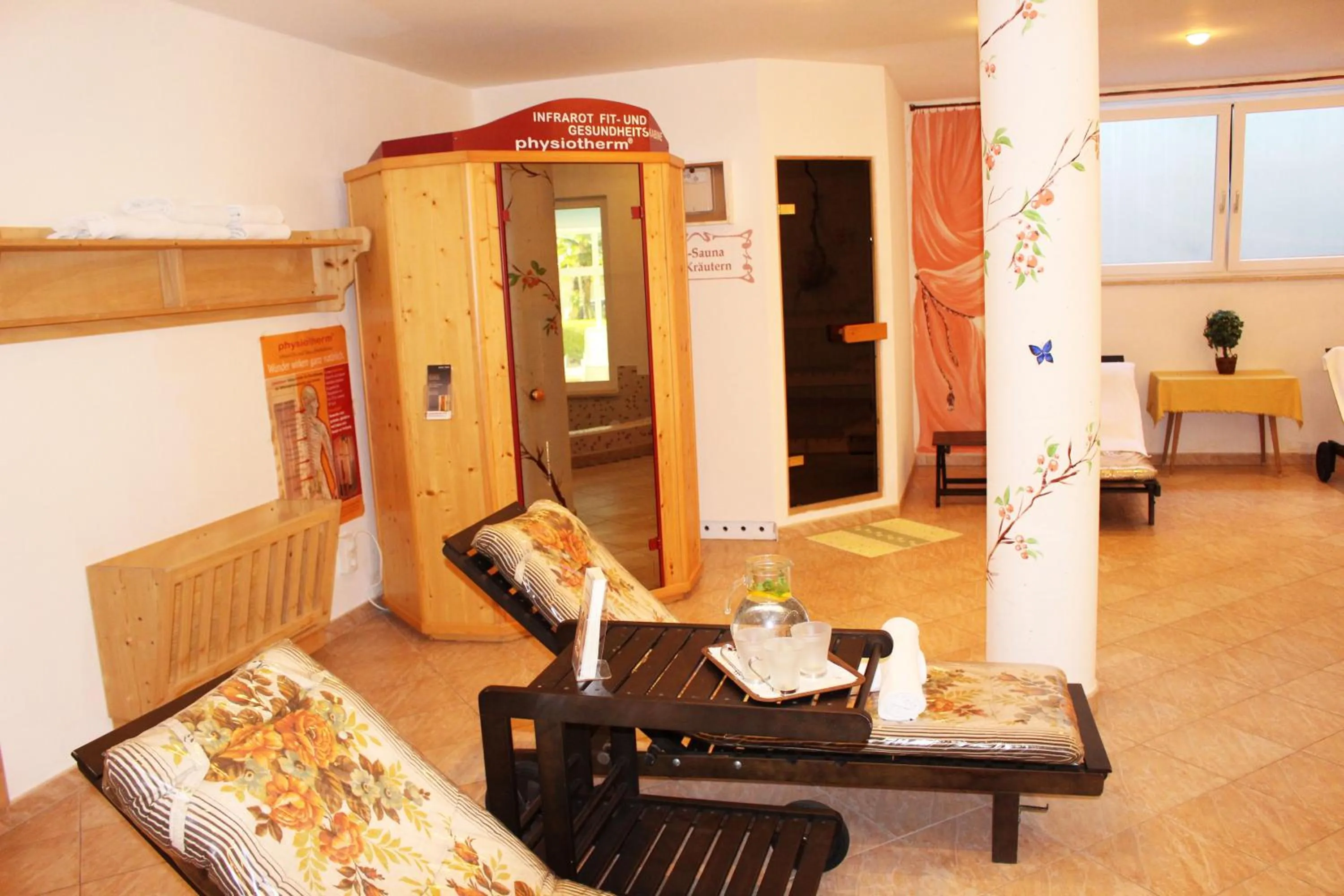 Sauna in Frühstücks-Hotel Olympia