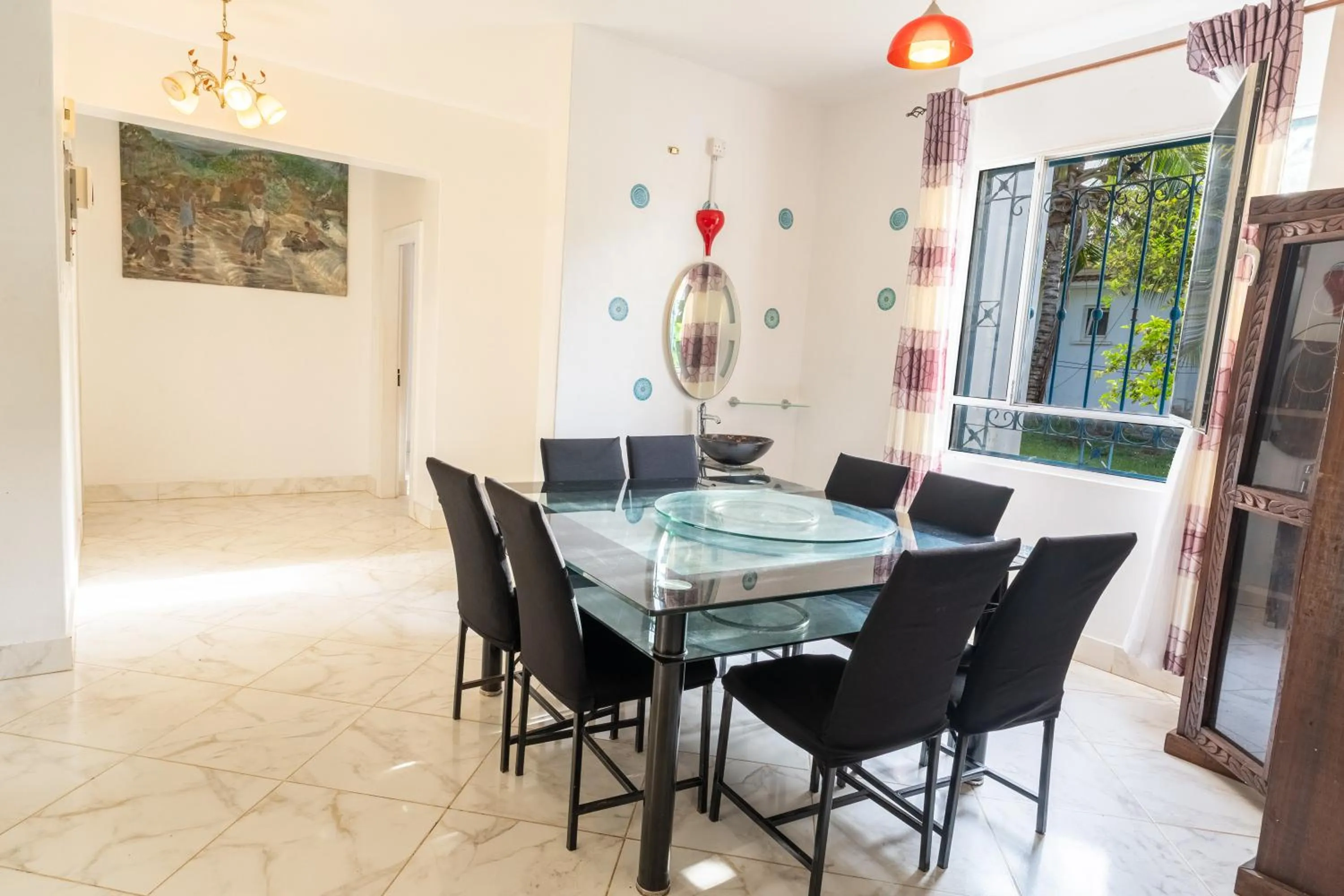 Seating area in Queens Chateau Boutique Villa