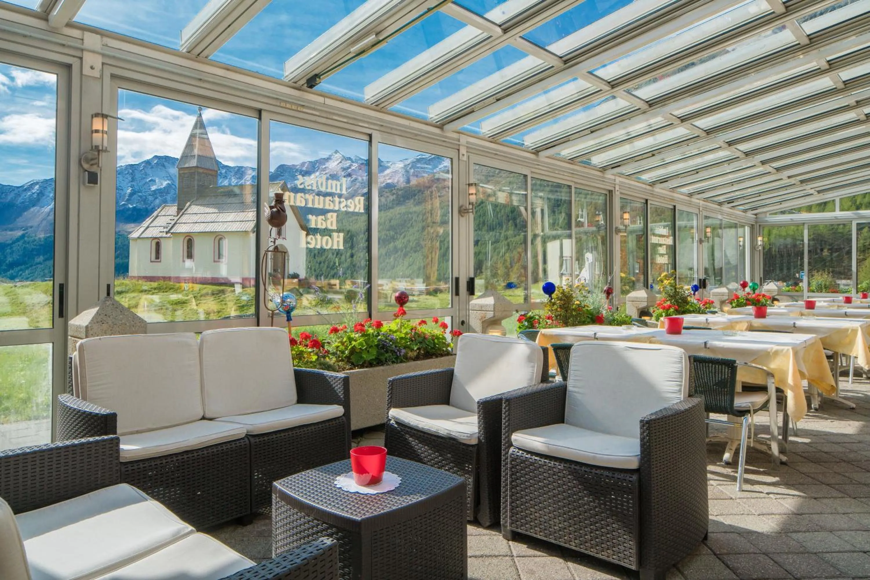 Patio in Piccolo Hotel Gurschler