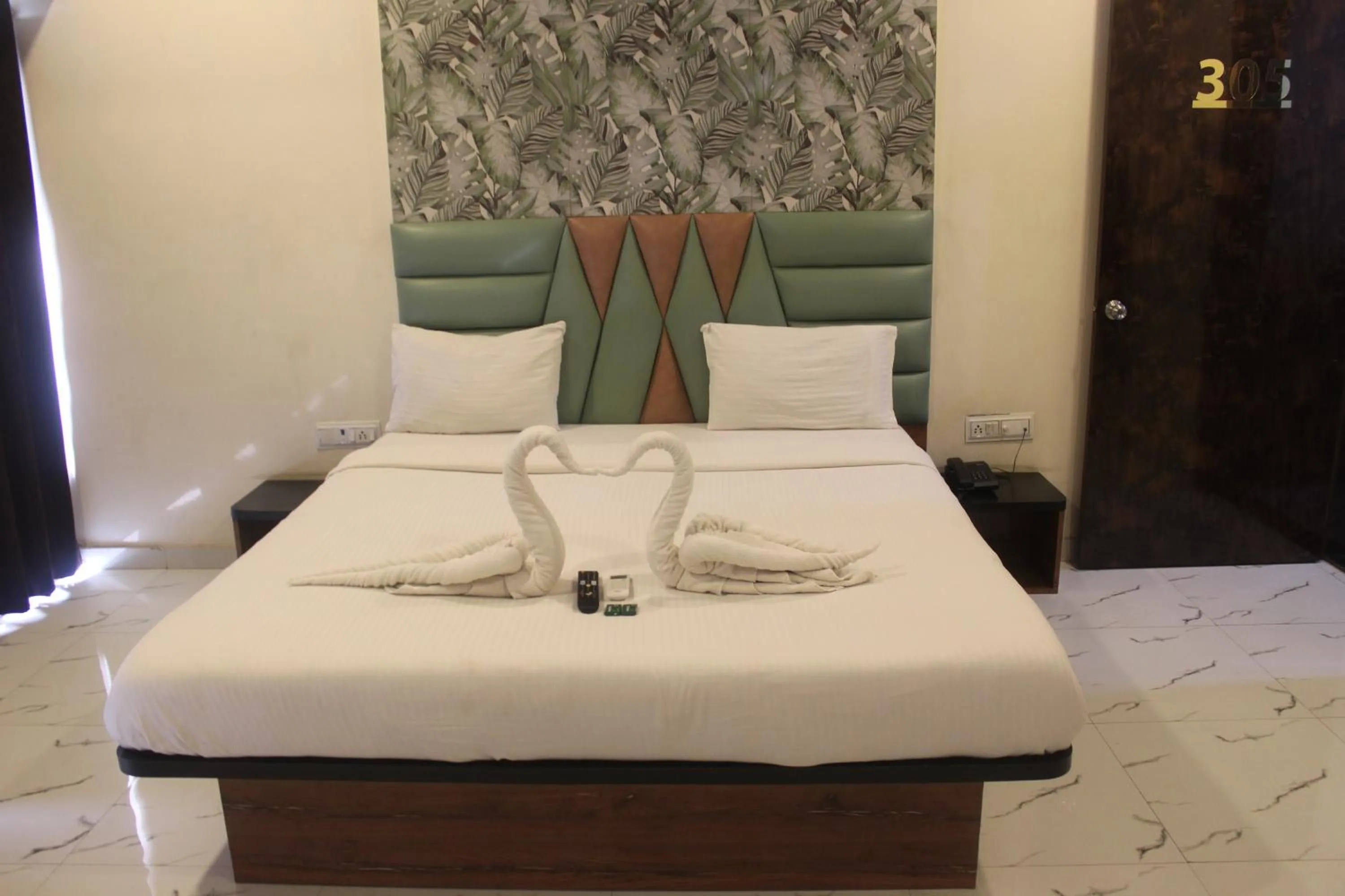 Bed in Hotel Planet Four