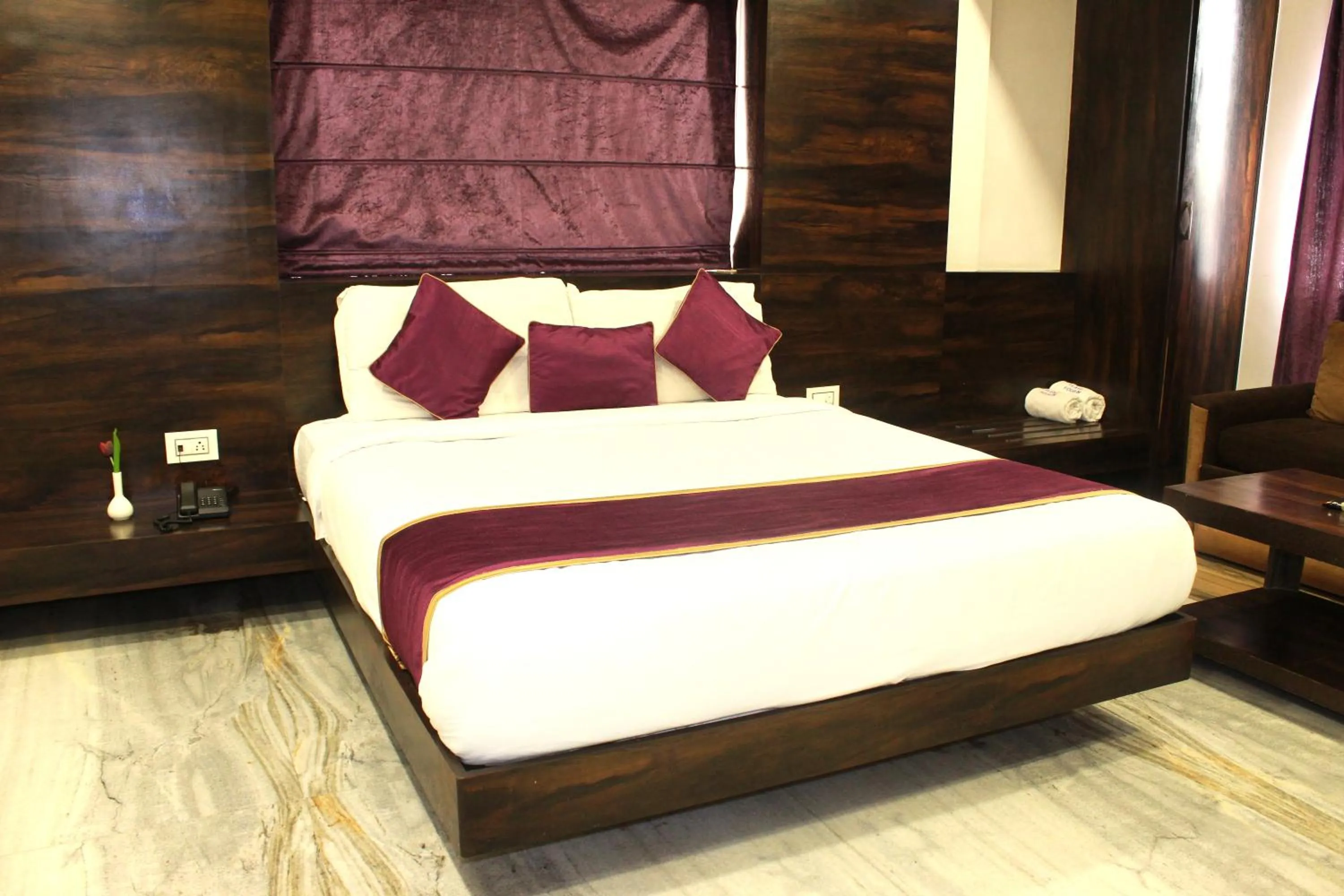 Bed in Hotel Planet Four