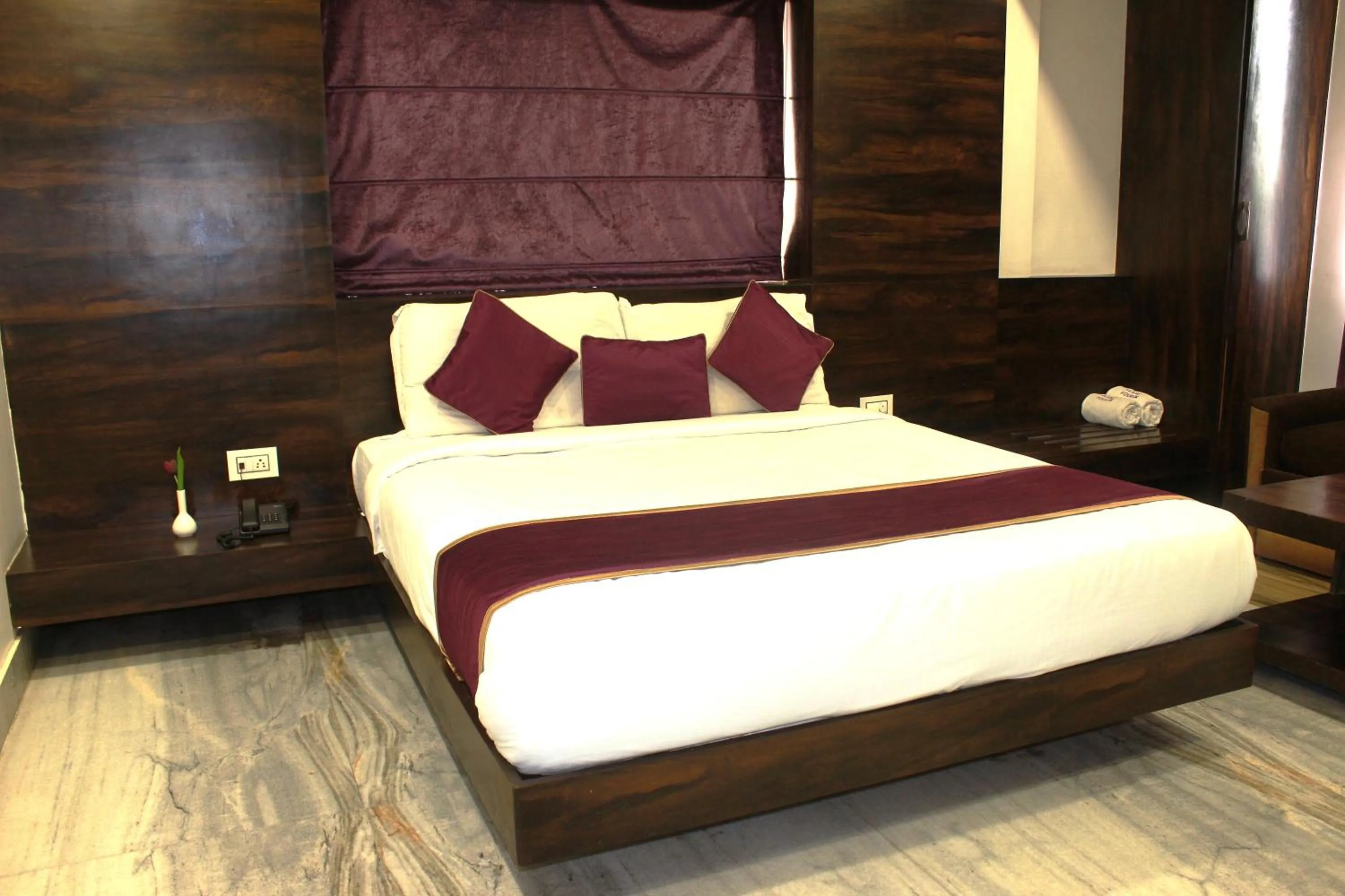 Bed in Hotel Planet Four