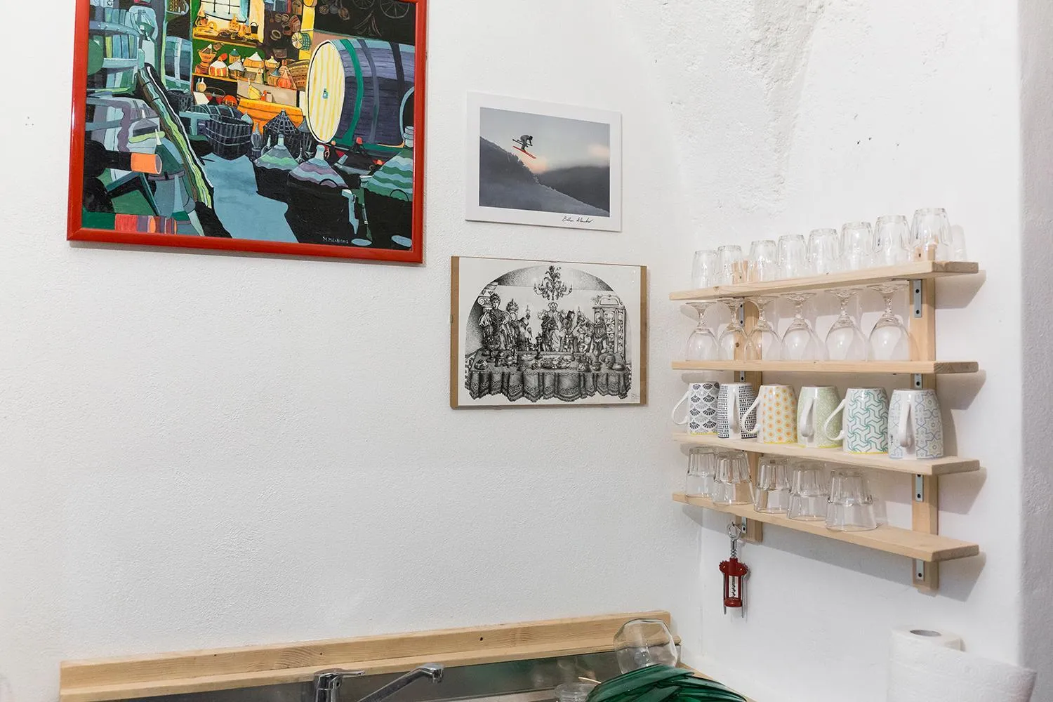 Kitchen or kitchenette in La stufa rossa