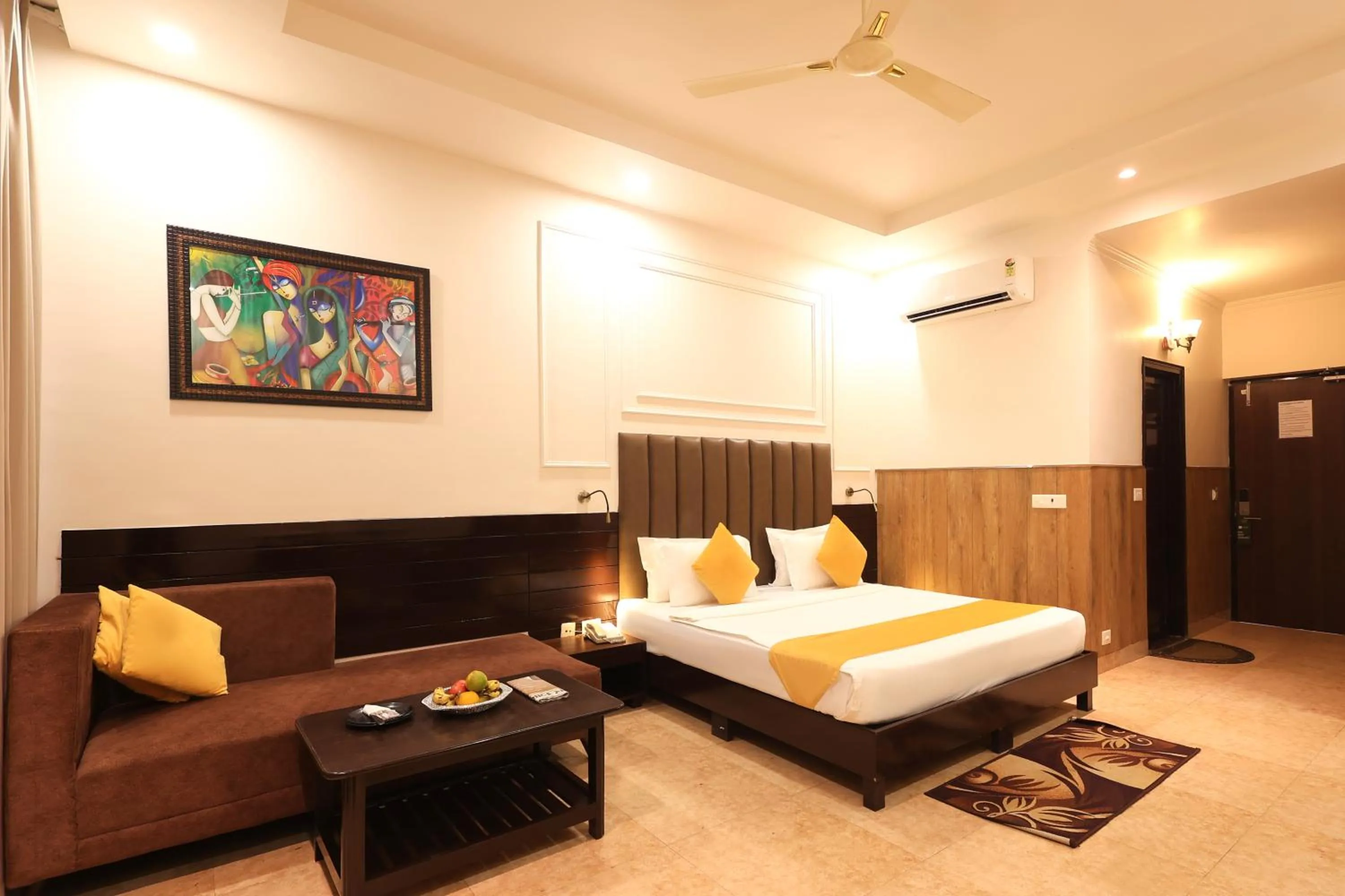 Bedroom, Bed in ECKO Kasang Regency Hill Resort