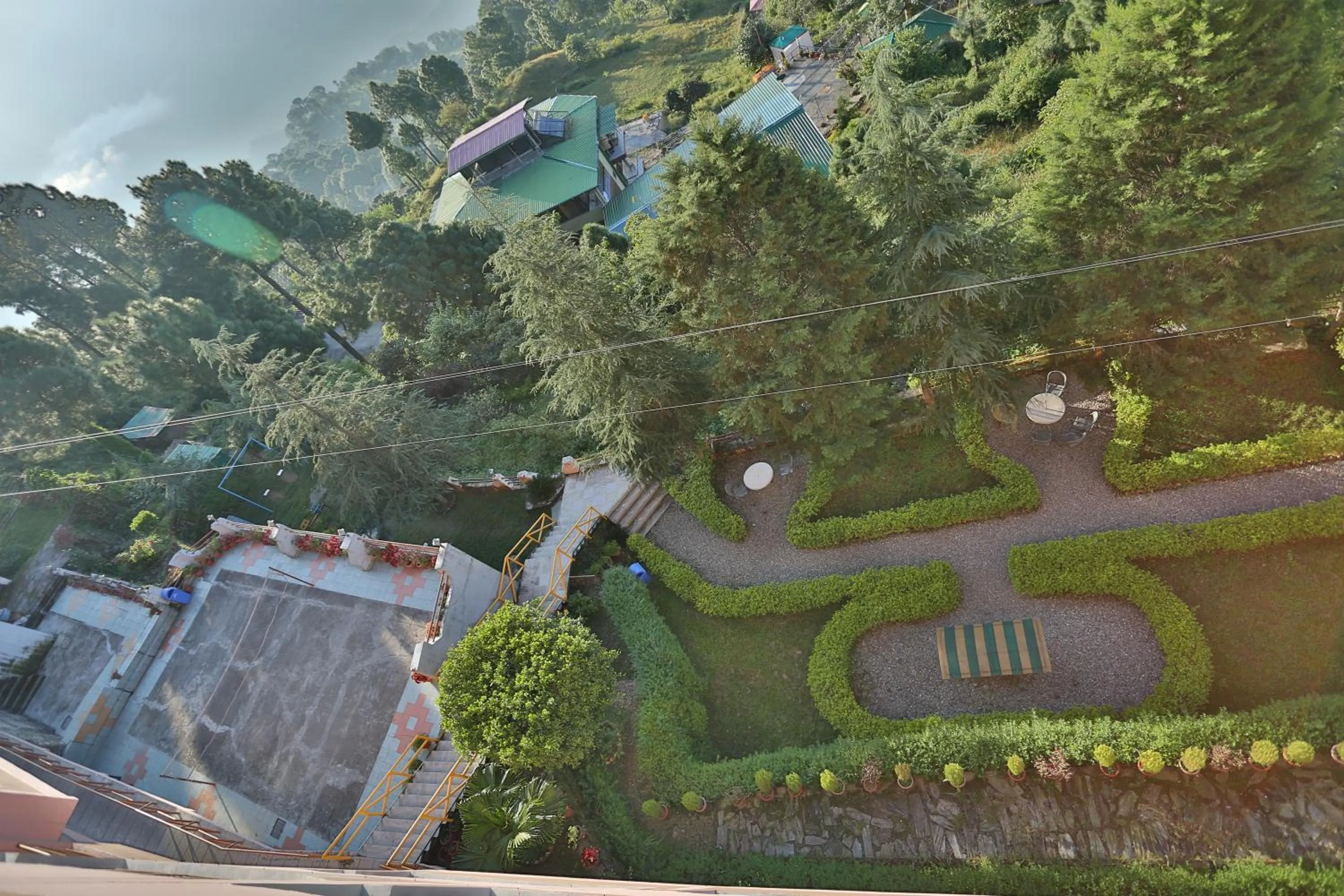 Garden view in ECKO Kasang Regency Hill Resort