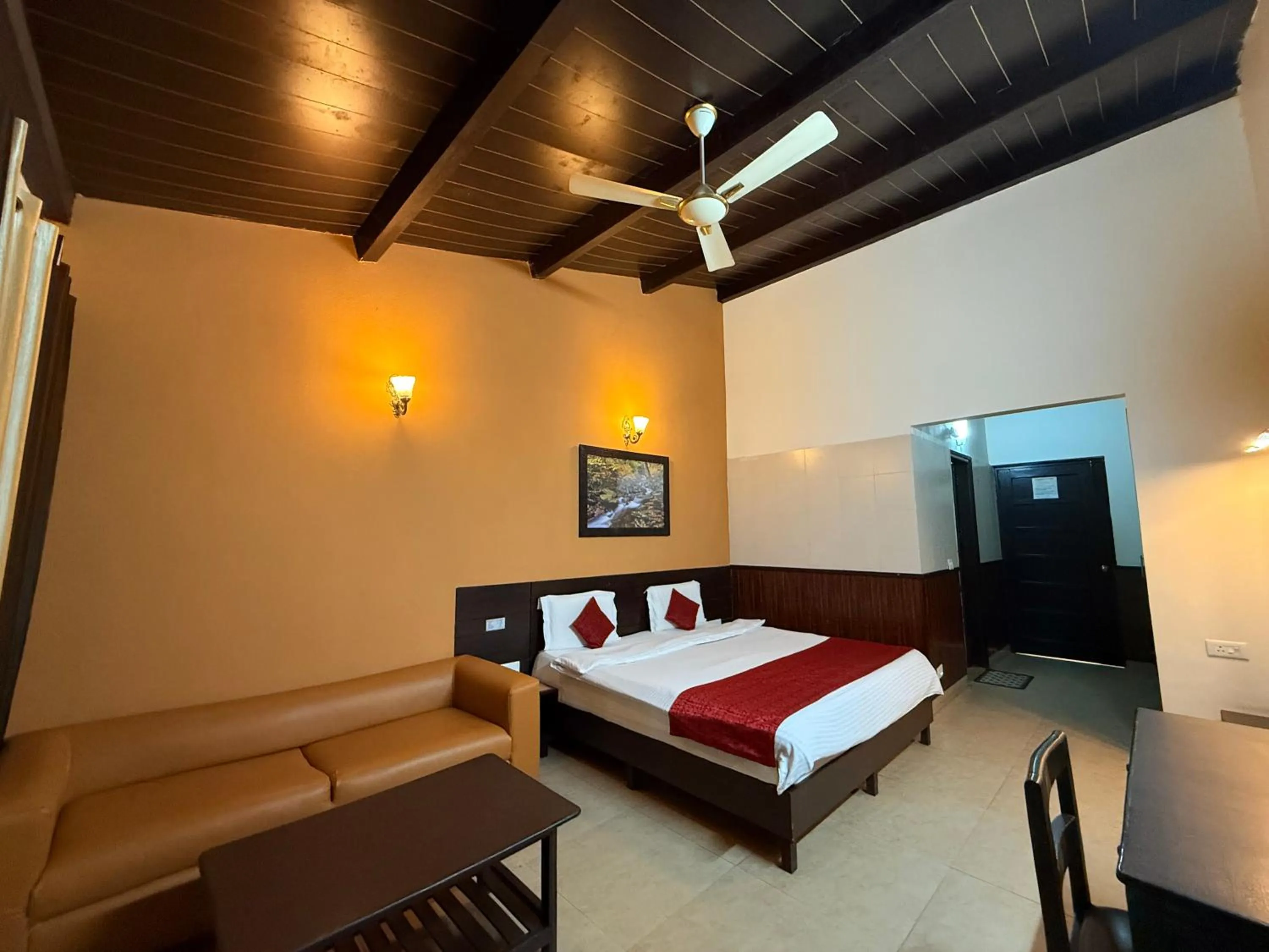 Living room, Bed in ECKO Kasang Regency Hill Resort