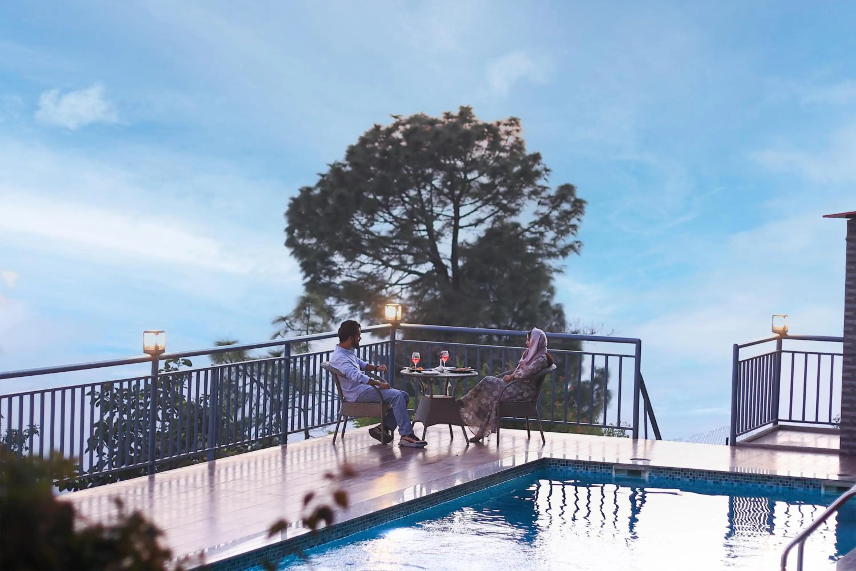 View (from property/room) in ECKO Kasang Regency Hill Resort