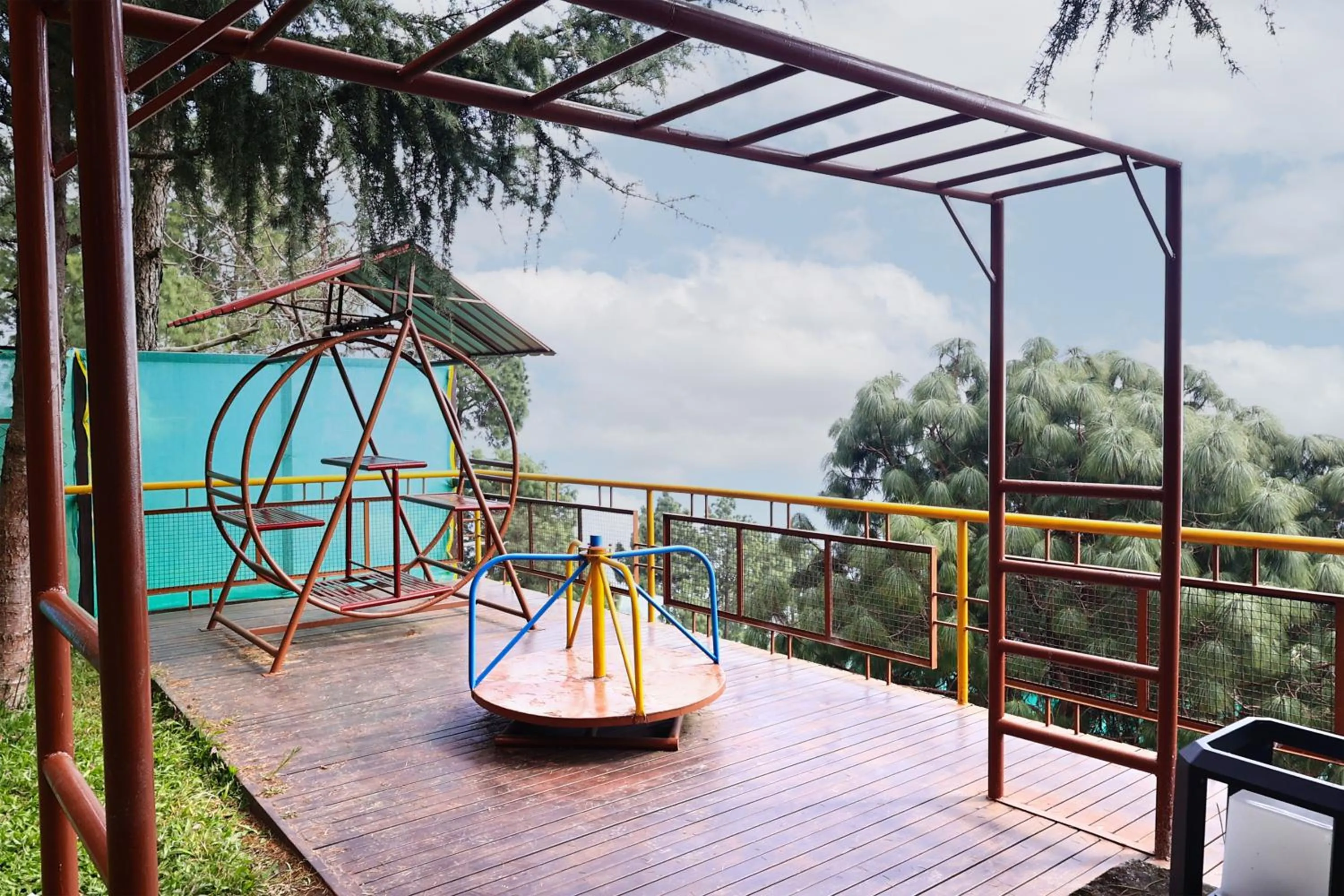 Children play ground in ECKO Kasang Regency Hill Resort