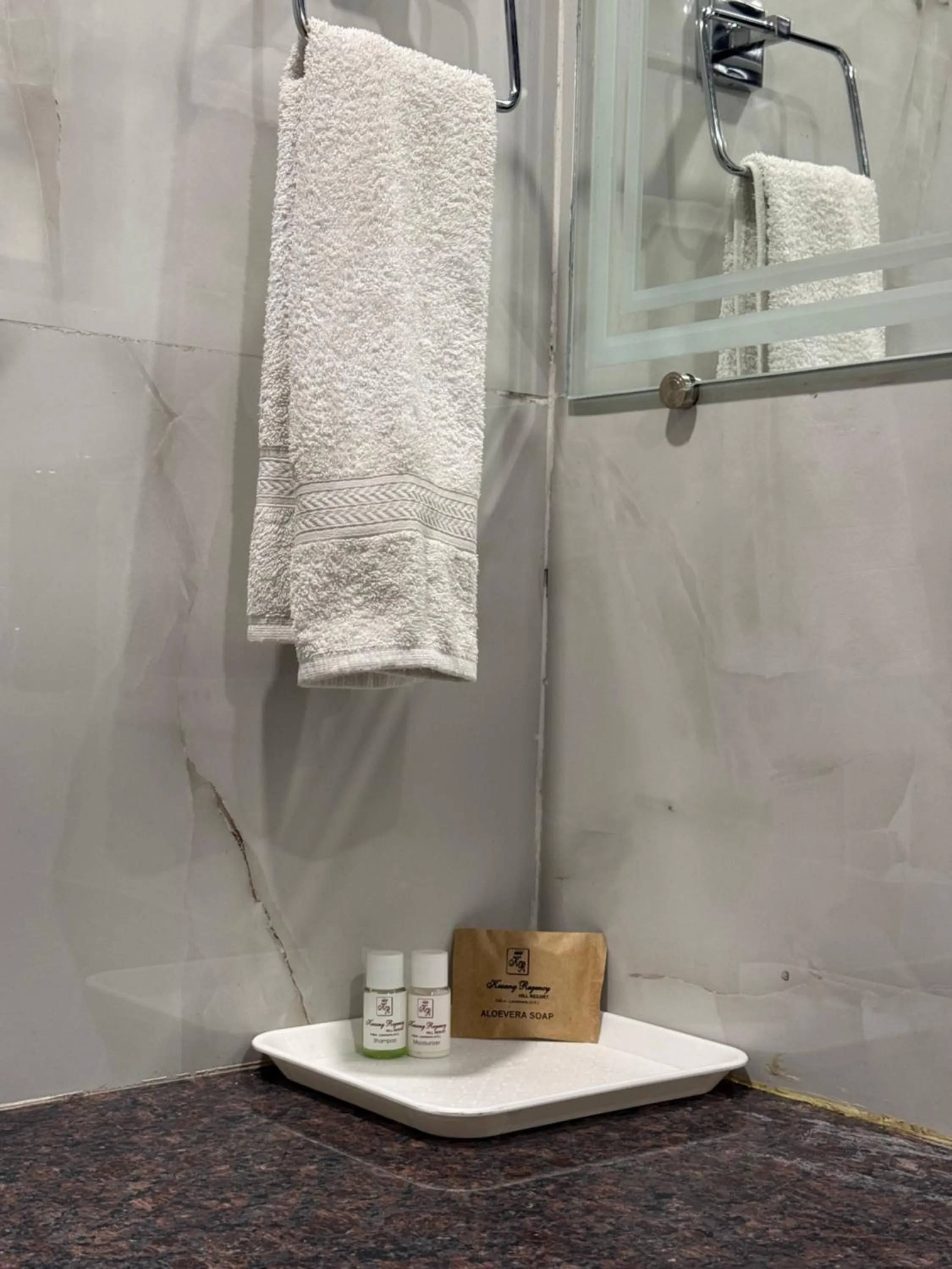 Shower in ECKO Kasang Regency Hill Resort