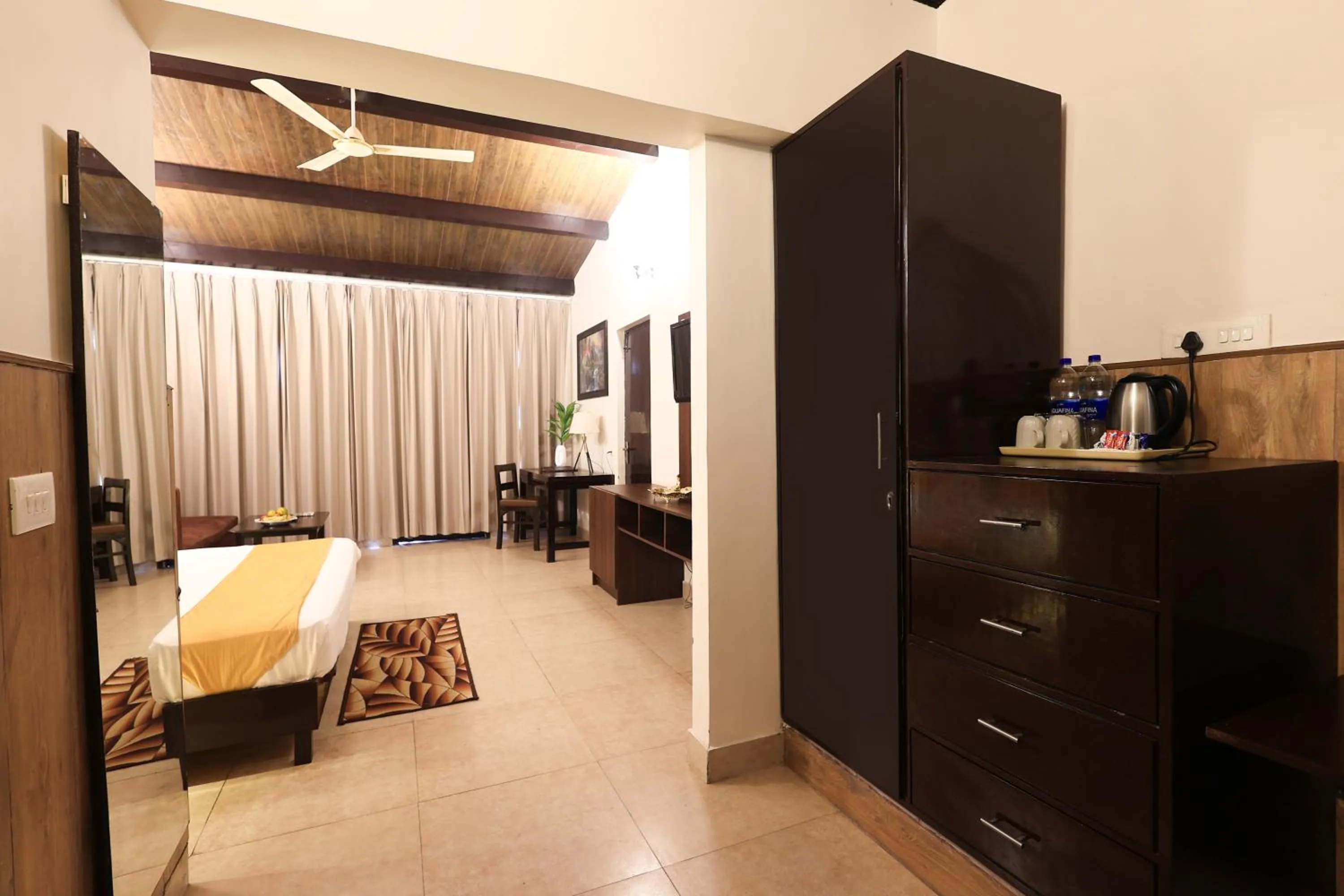 Bedroom, Bed in ECKO Kasang Regency Hill Resort