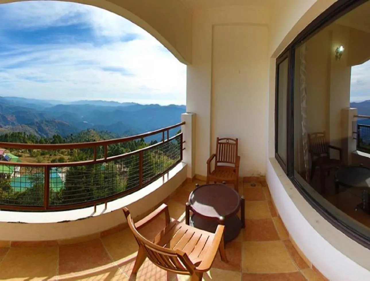 Balcony/Terrace in ECKO Kasang Regency Hill Resort