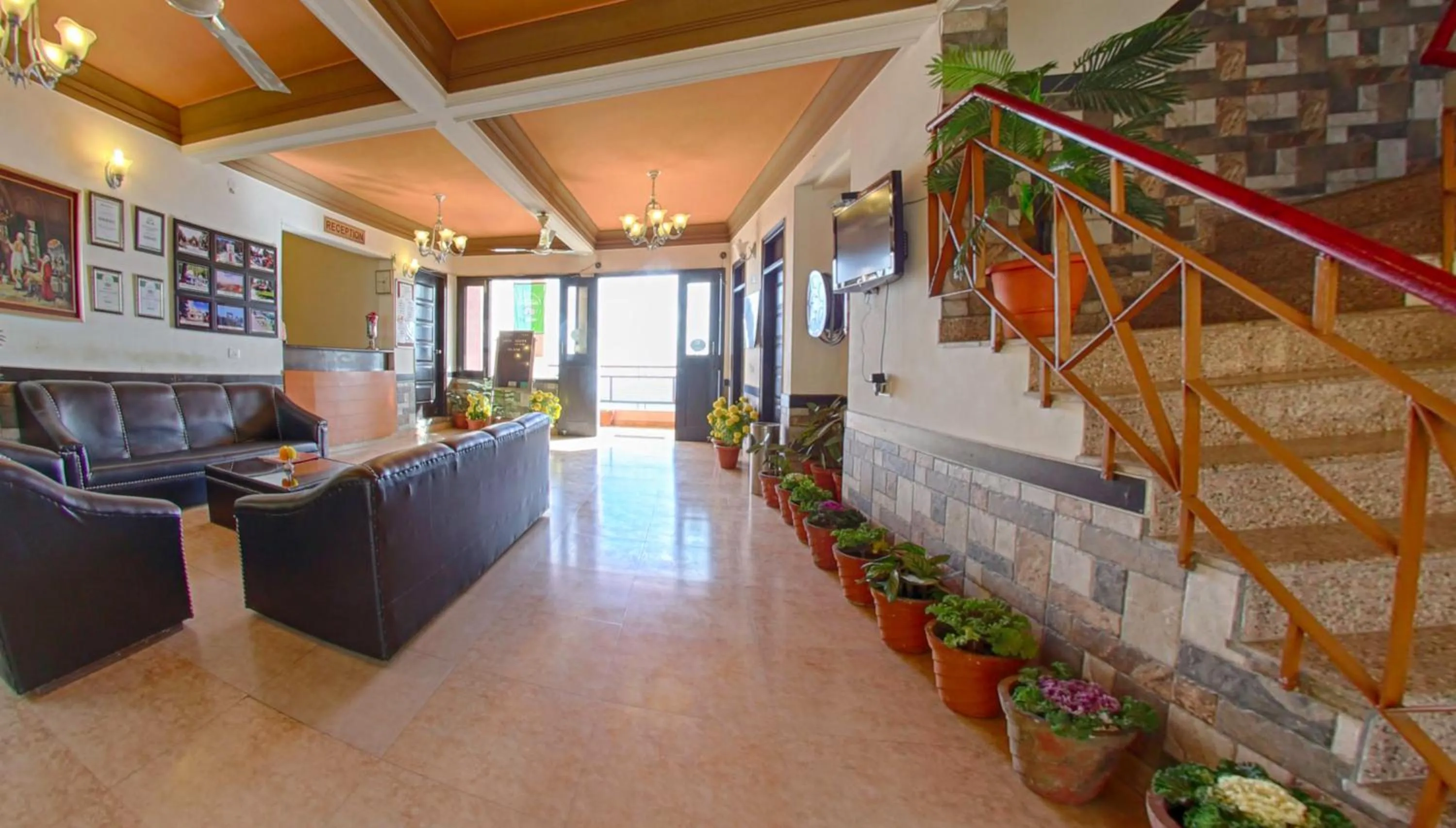 Lobby or reception in ECKO Kasang Regency Hill Resort