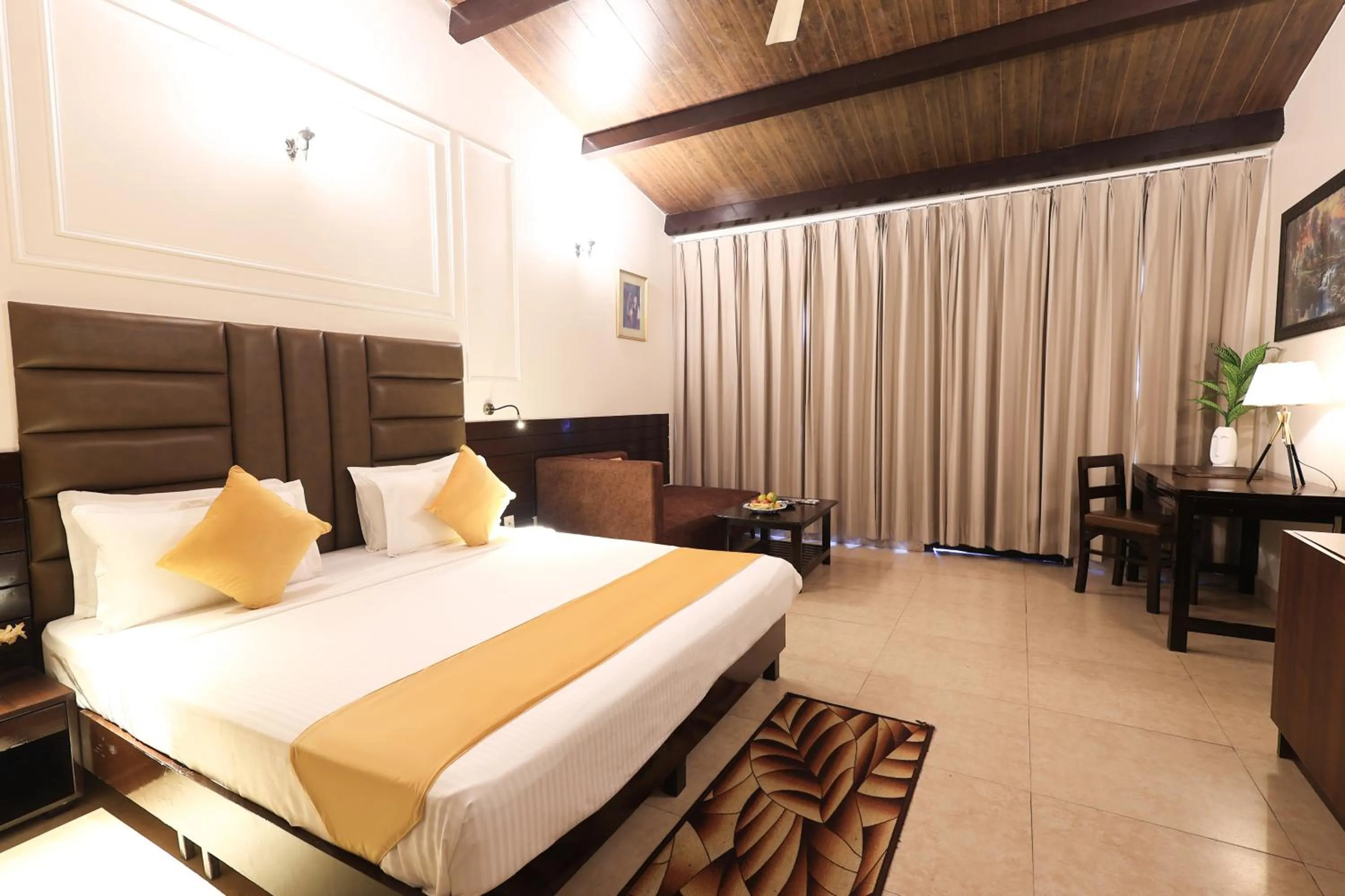 Bedroom, Bed in ECKO Kasang Regency Hill Resort