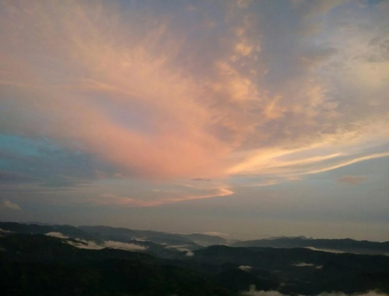 Mountain view in ECKO Kasang Regency Hill Resort