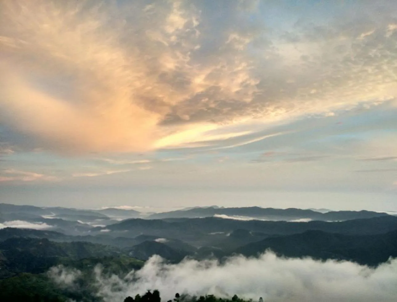 Mountain view in ECKO Kasang Regency Hill Resort