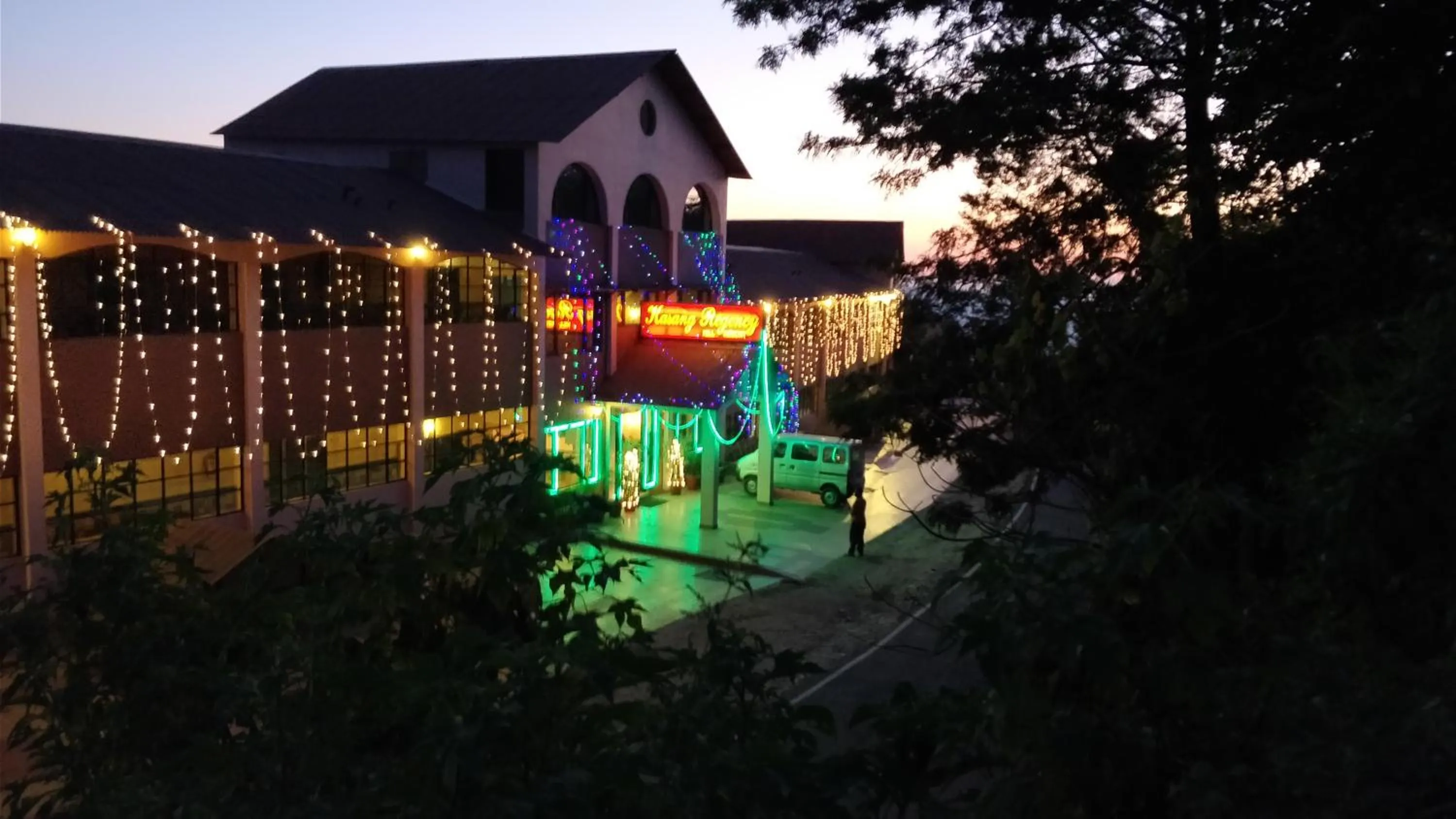 Night in ECKO Kasang Regency Hill Resort