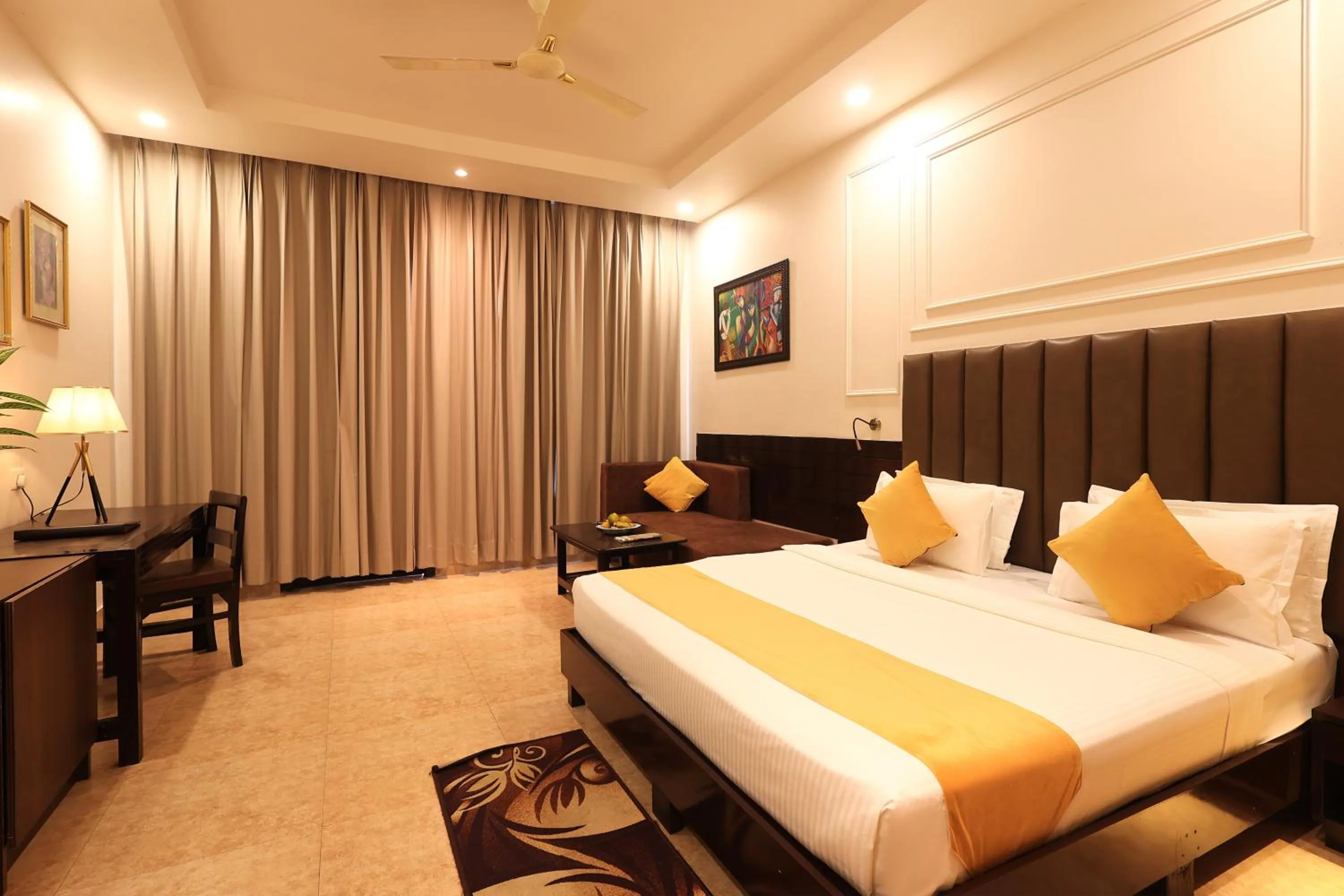 Bedroom, Bed in ECKO Kasang Regency Hill Resort