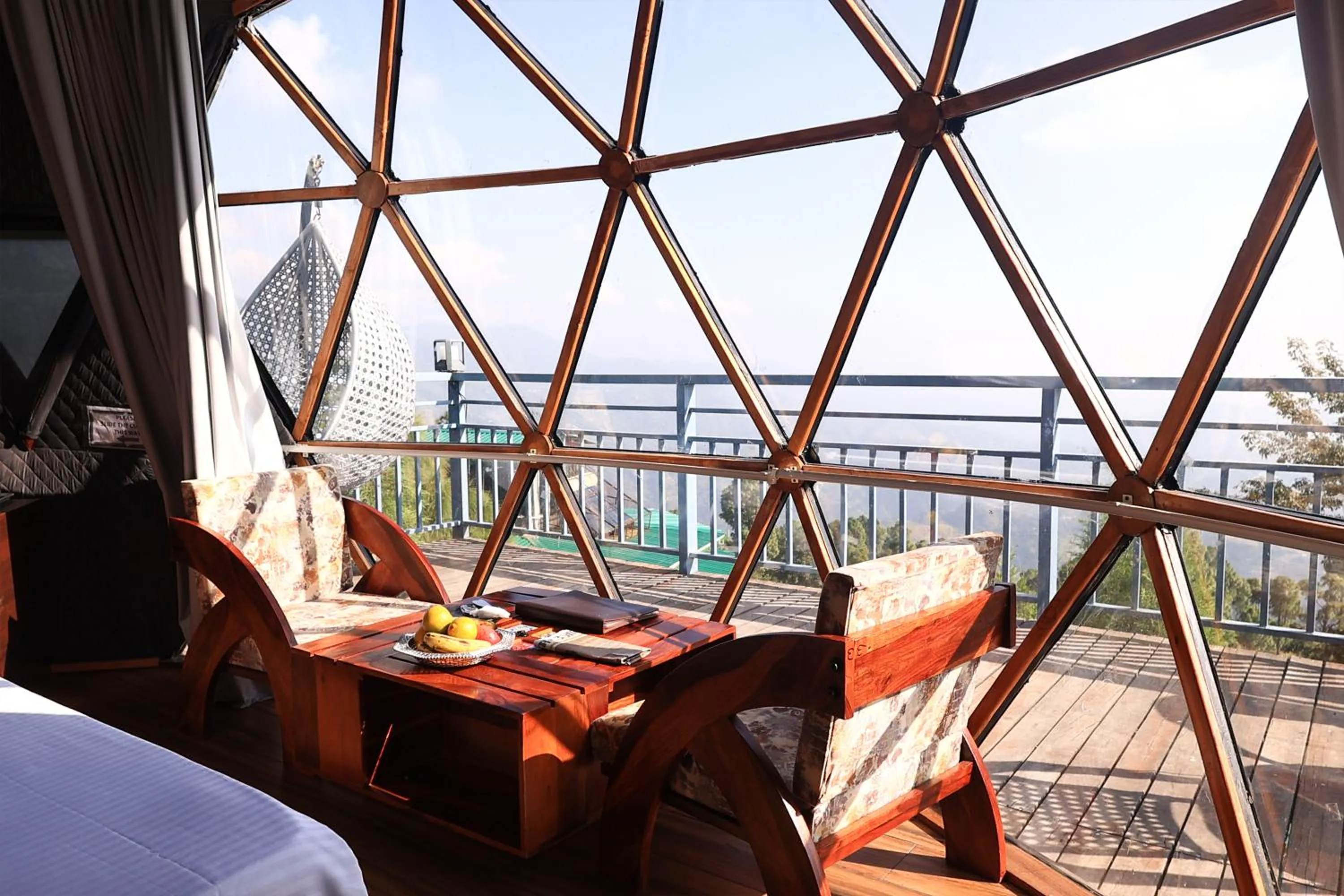 View (from property/room) in ECKO Kasang Regency Hill Resort