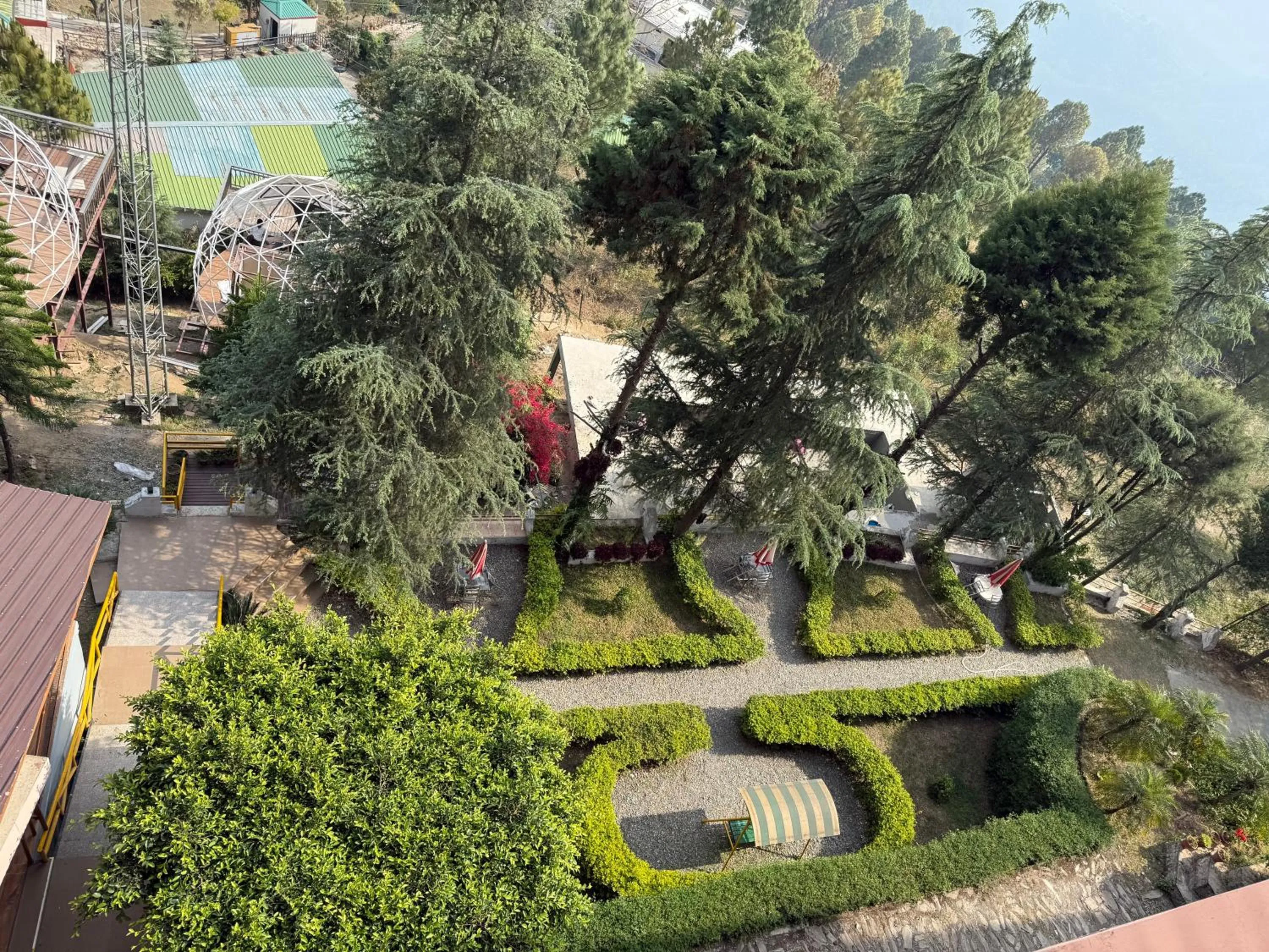 Garden in ECKO Kasang Regency Hill Resort