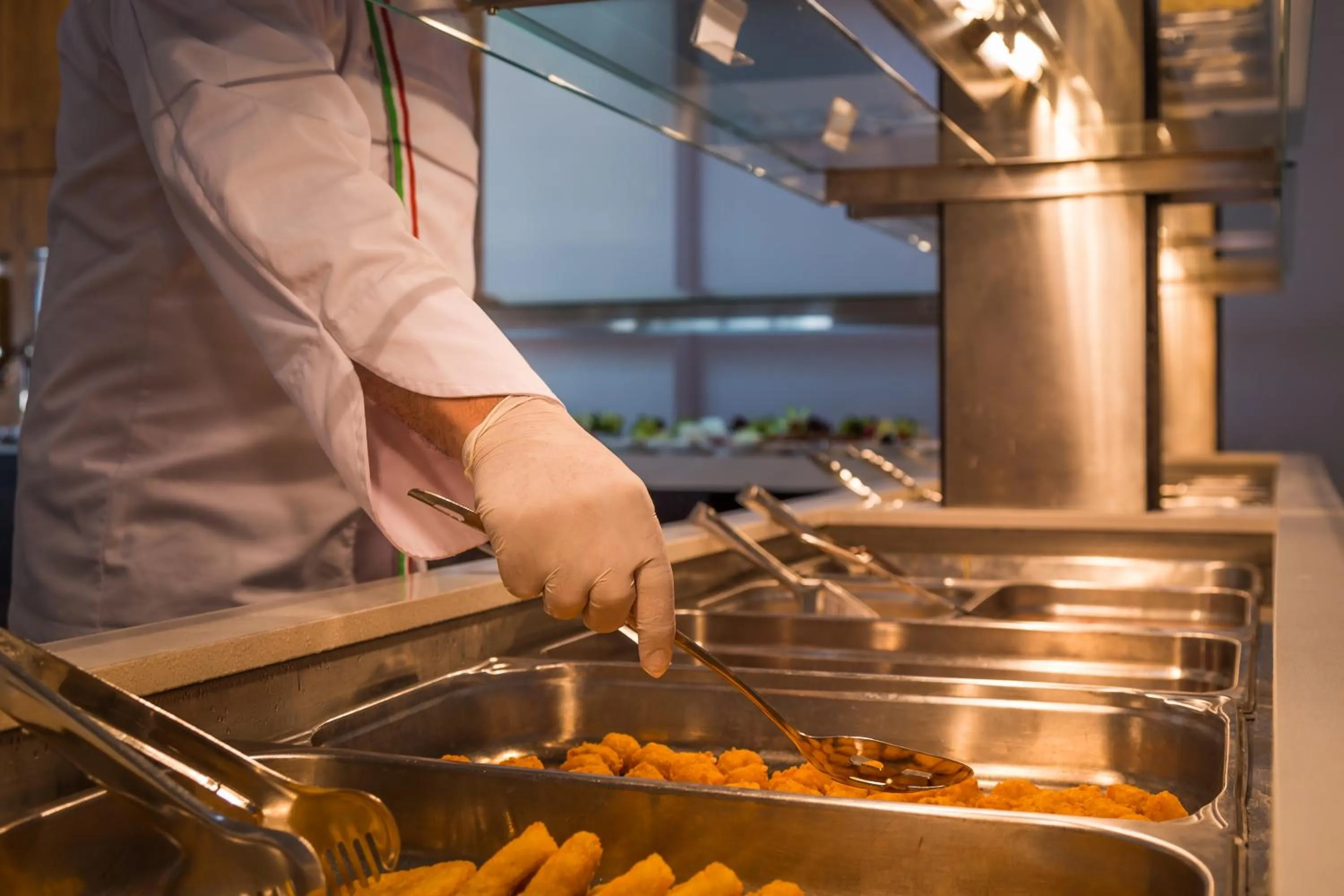 Buffet breakfast in Sun Hall Hotel