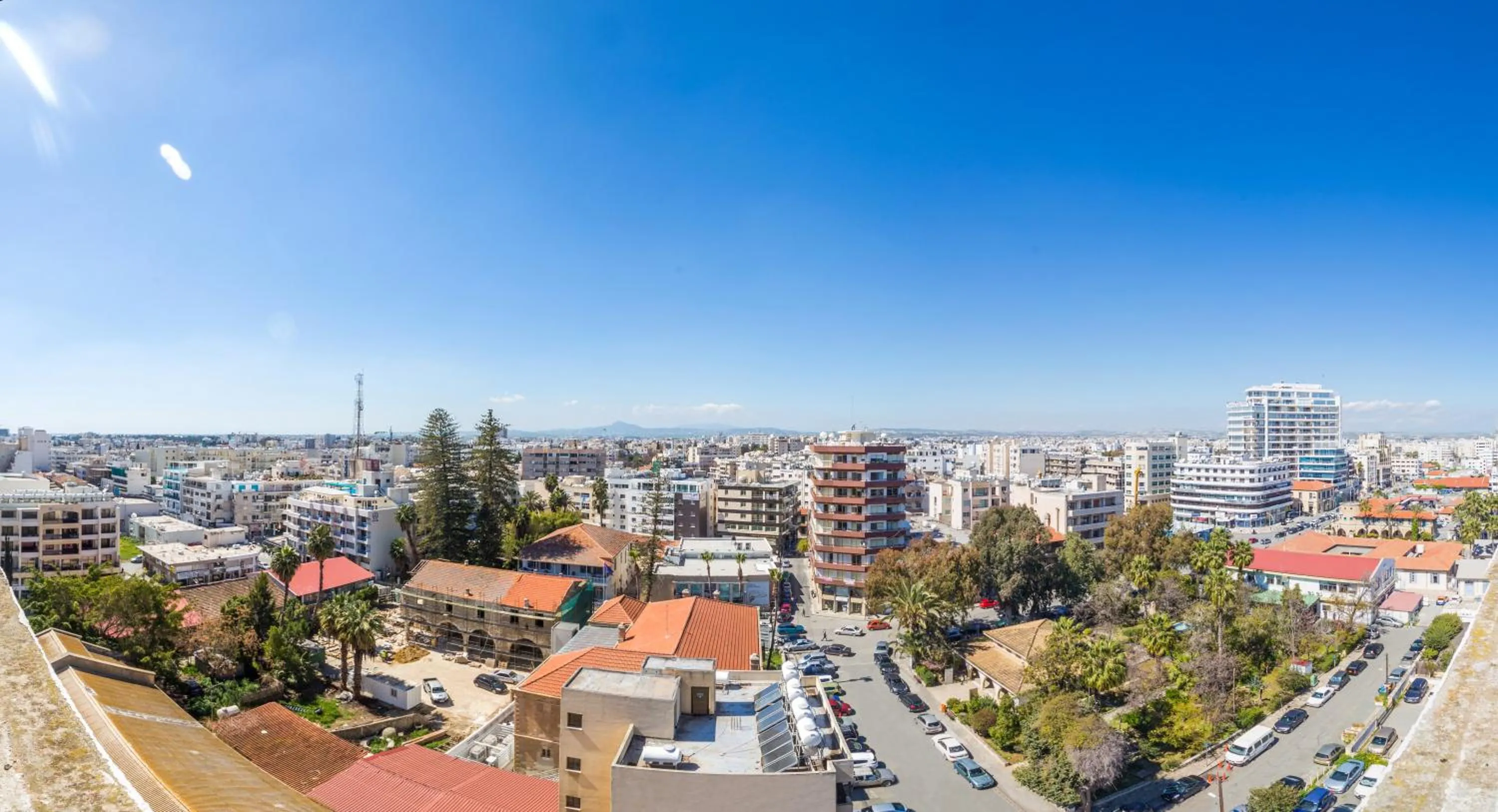 City view in Sun Hall Hotel