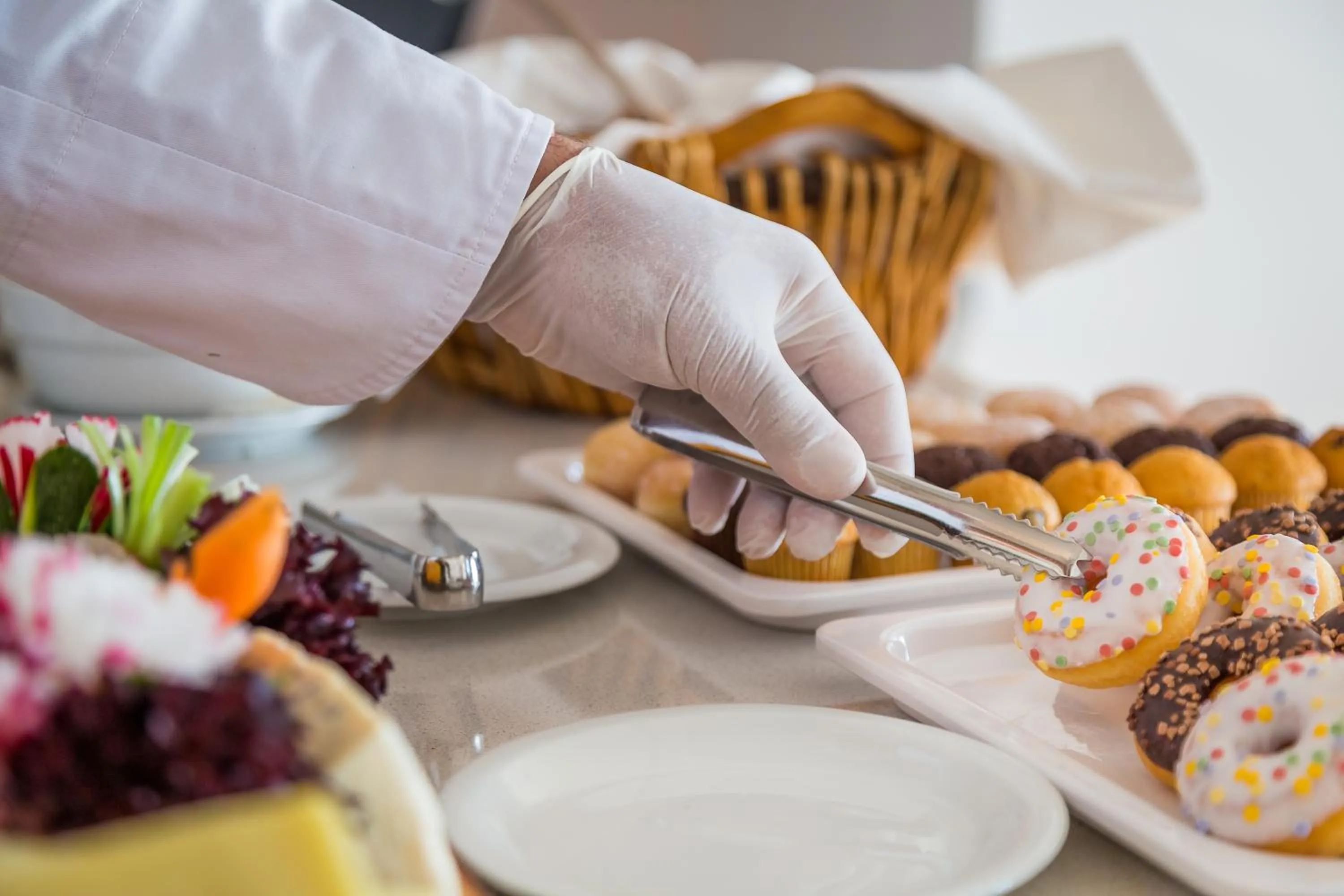 Buffet breakfast in Sun Hall Hotel