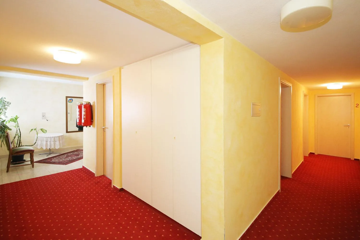 Lobby or reception in Hotel Platzhirsch