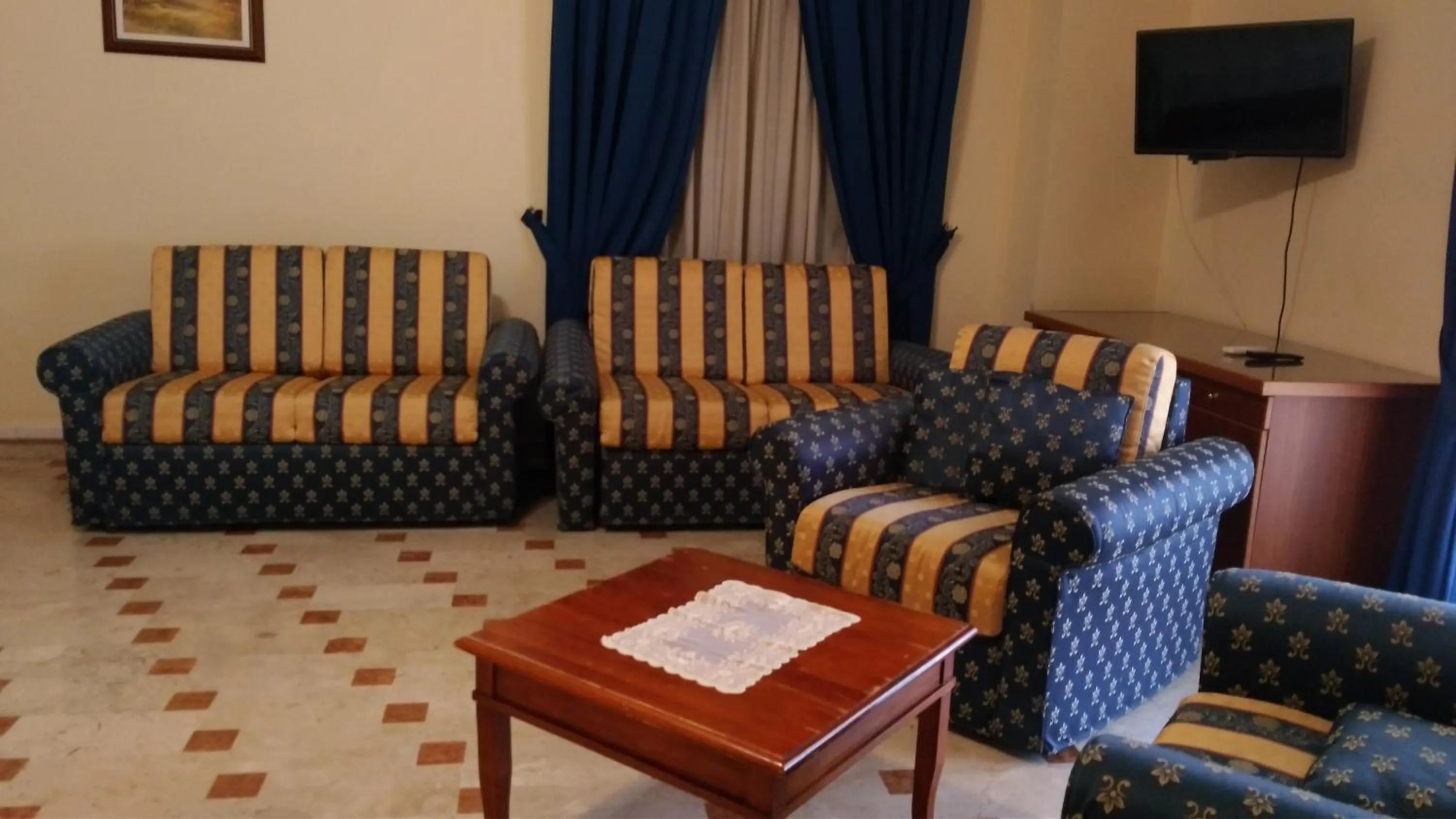 Living room in Hotel La Falconara