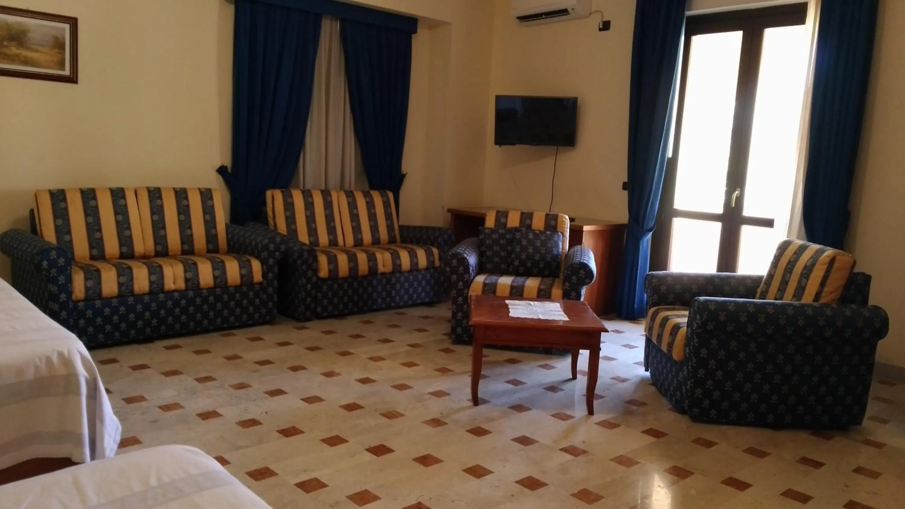 Living room in Hotel La Falconara