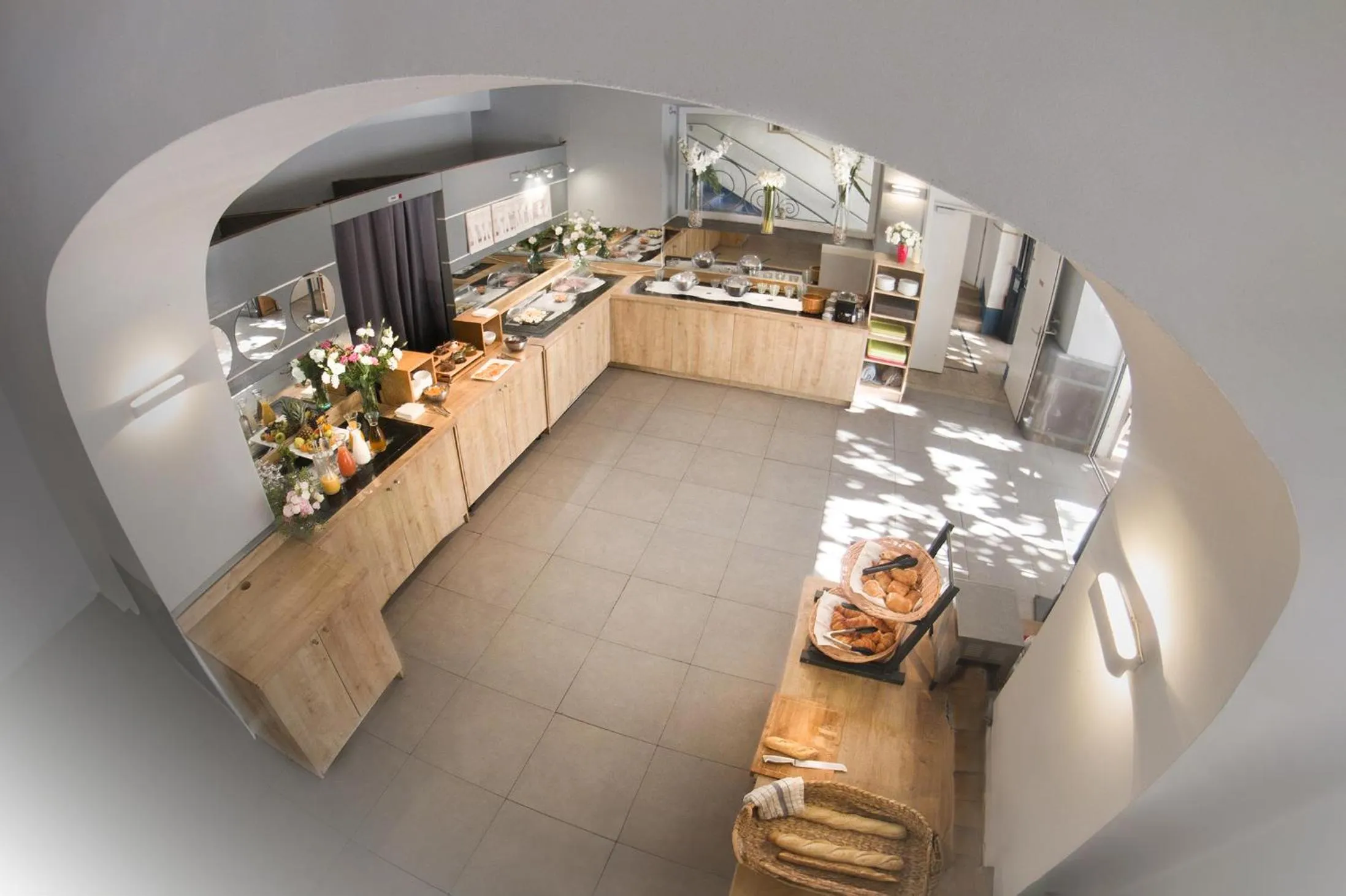 Buffet breakfast in Hotel Le Golfe