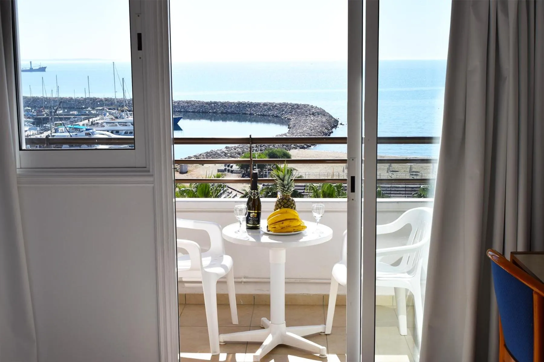 Sea view in Sun Hall Beach Hotel Apartments