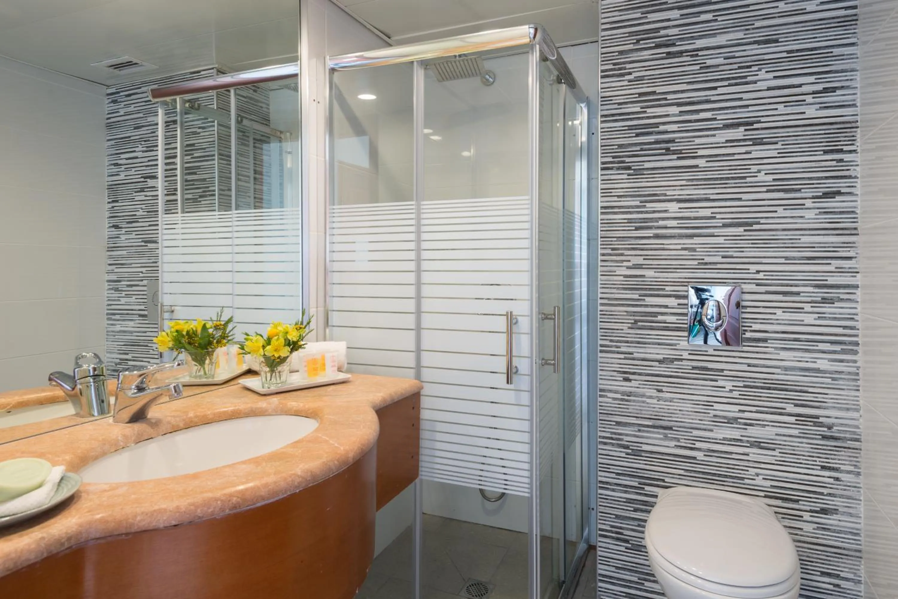 Bathroom in Arena Hotel by the Beach