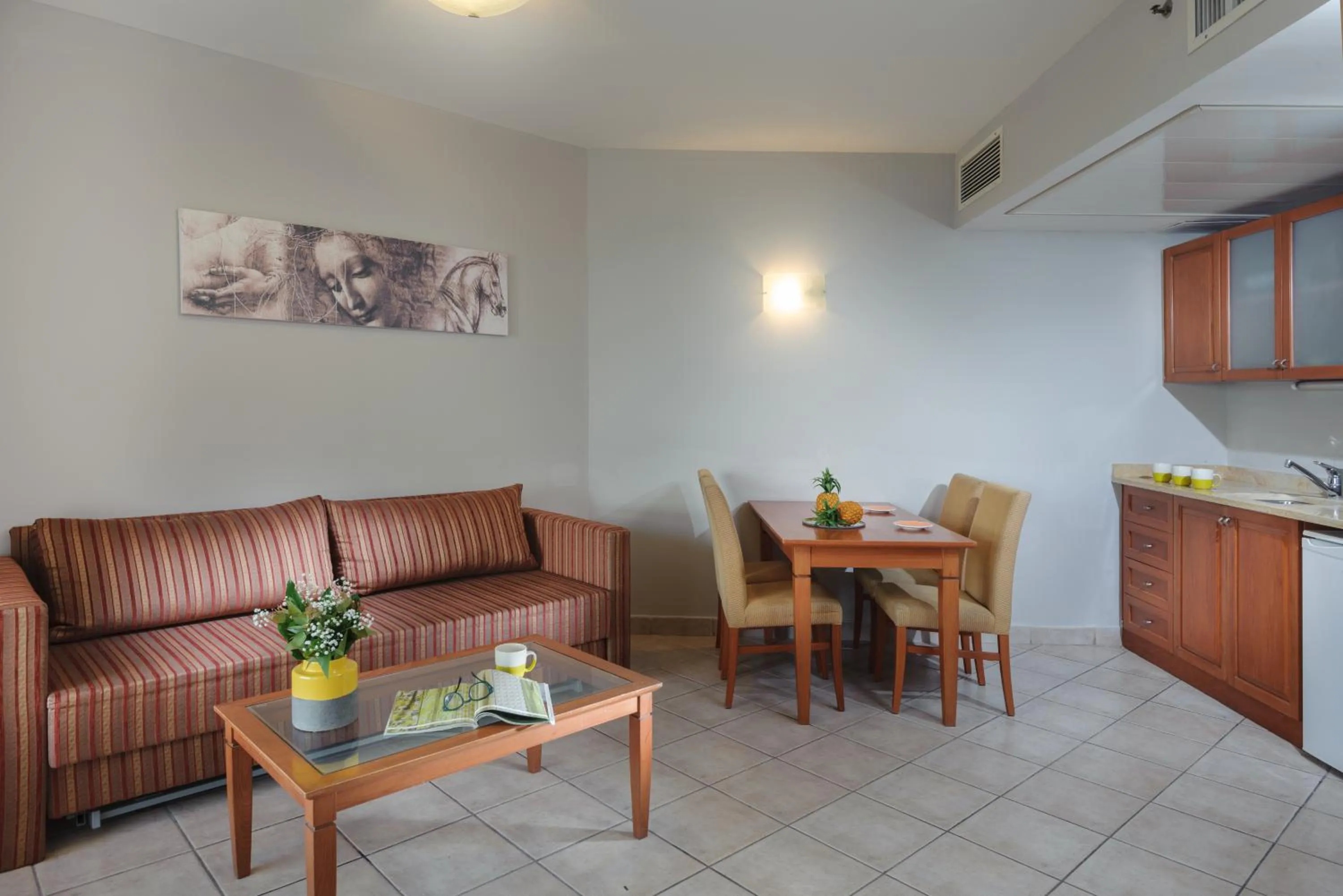 Seating area in Arena Hotel by the Beach