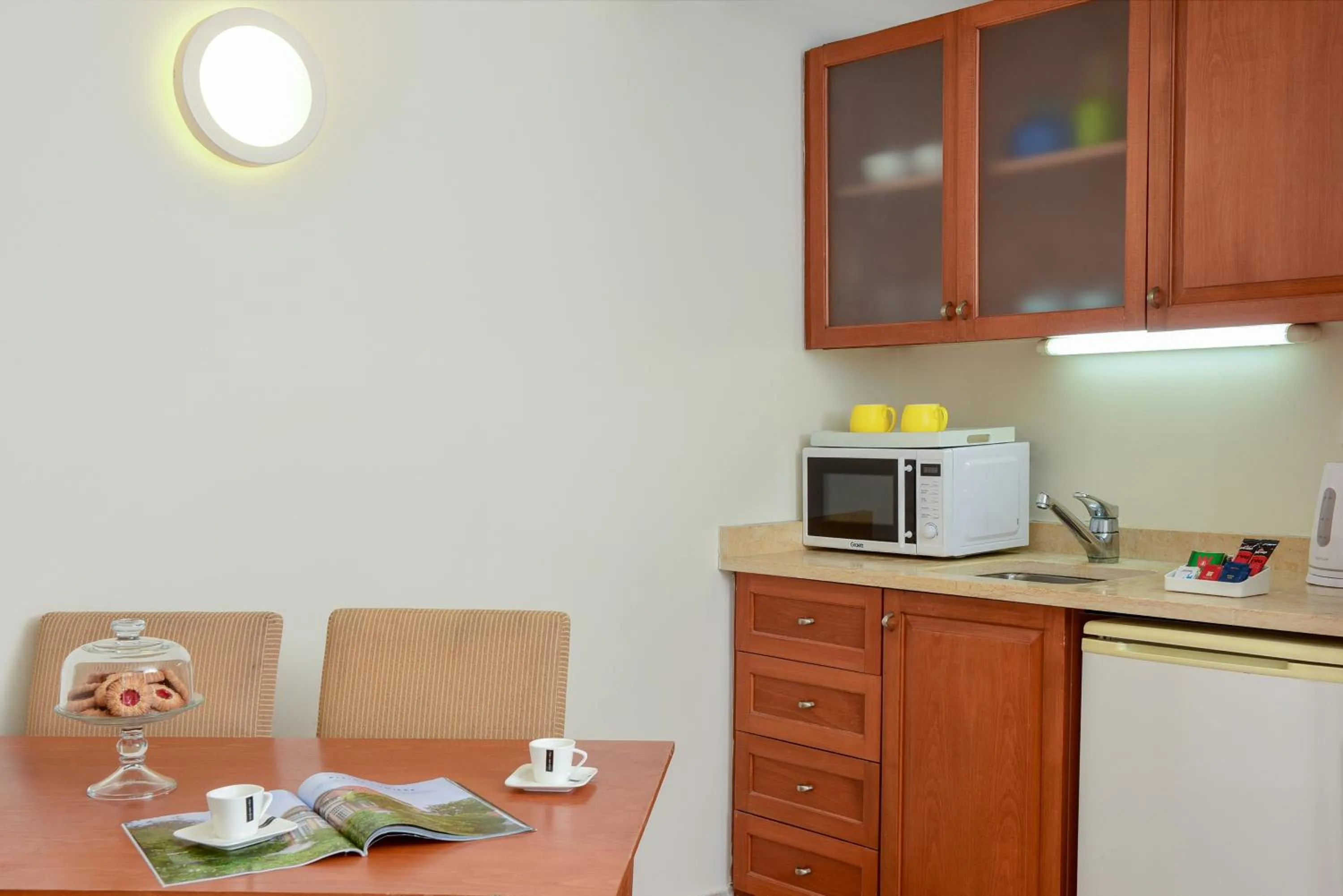 Kitchen or kitchenette in Arena Hotel by the Beach