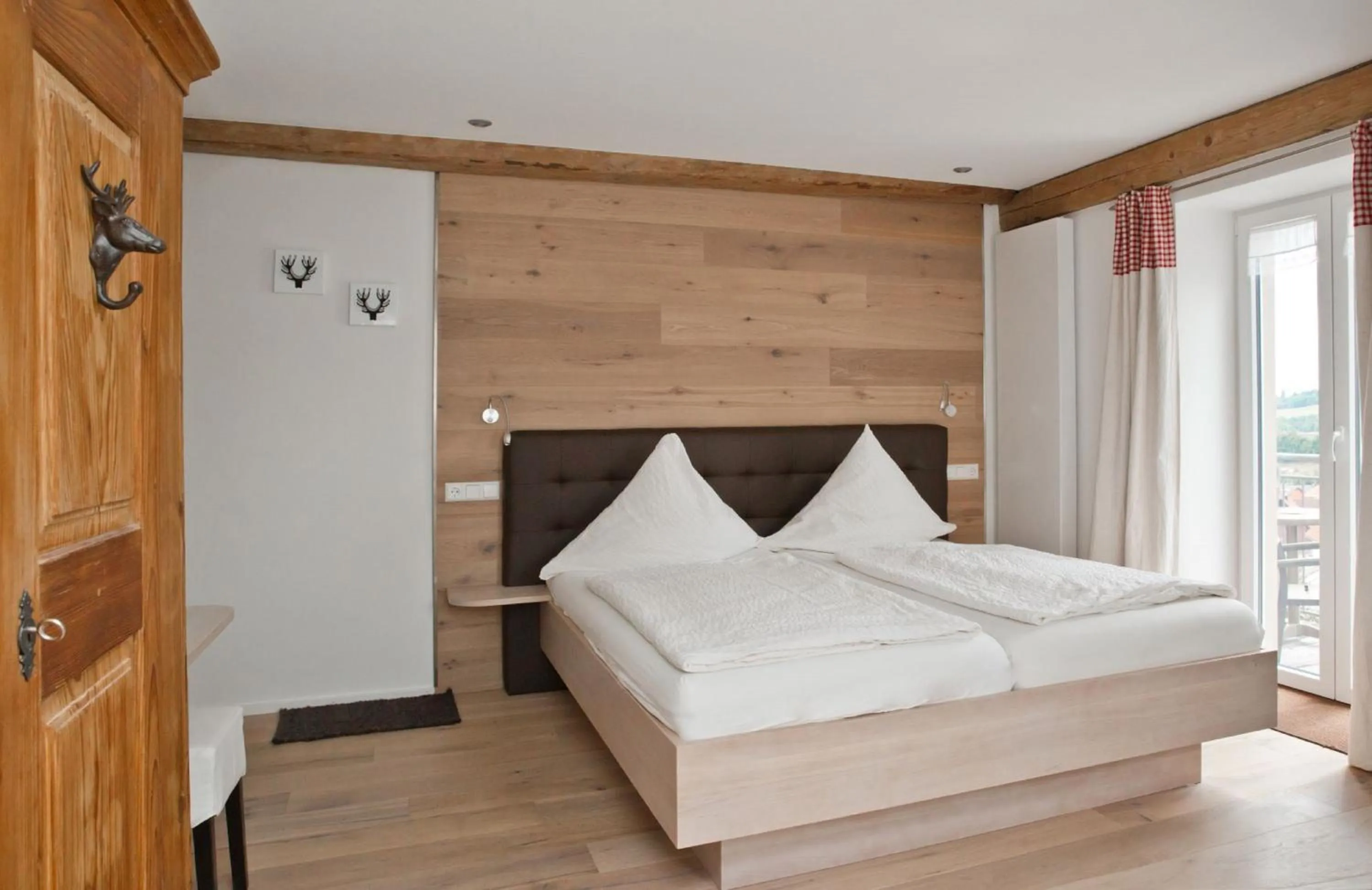 Bedroom, Bed in Pension Kramer