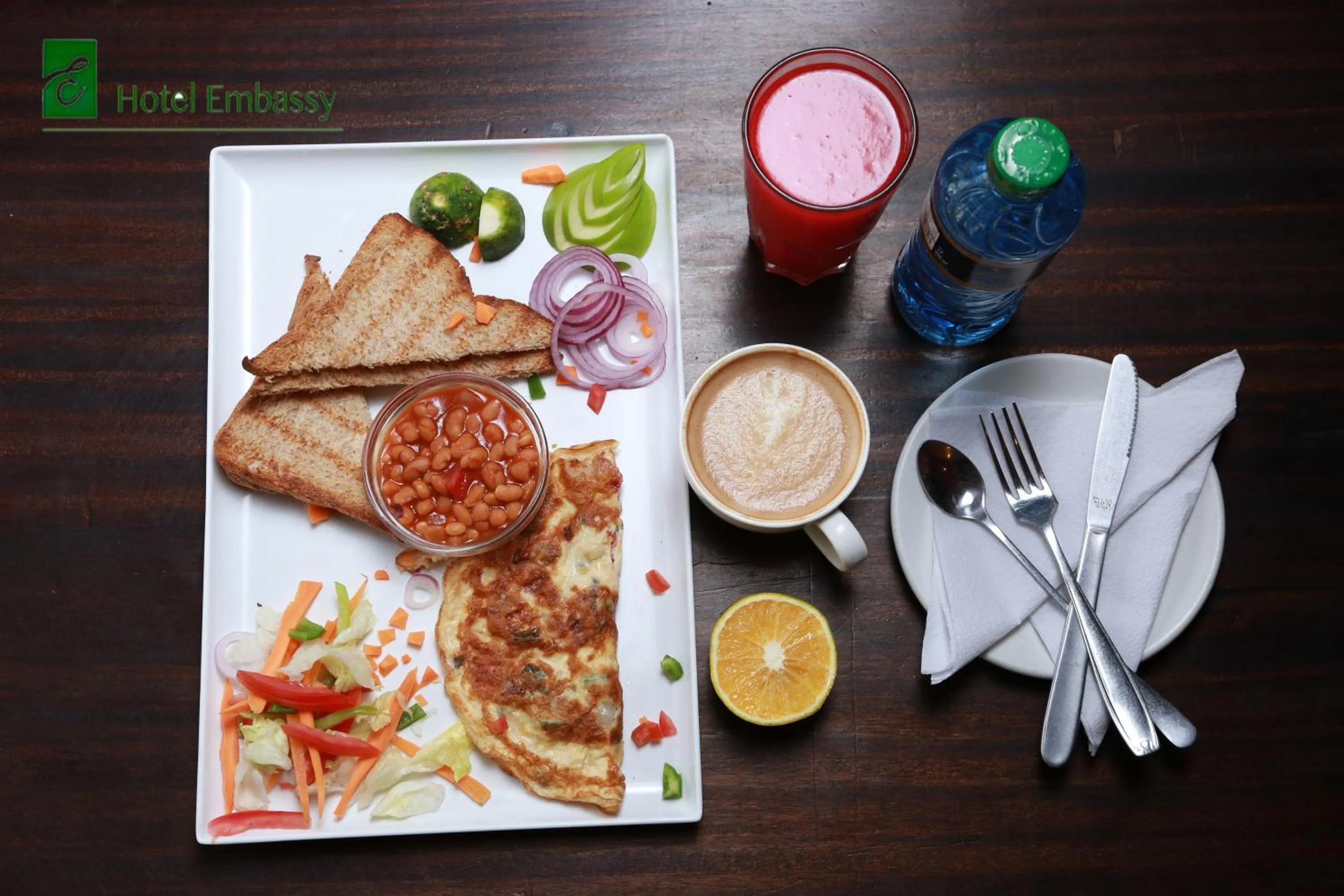 Breakfast in Hotel Embassy