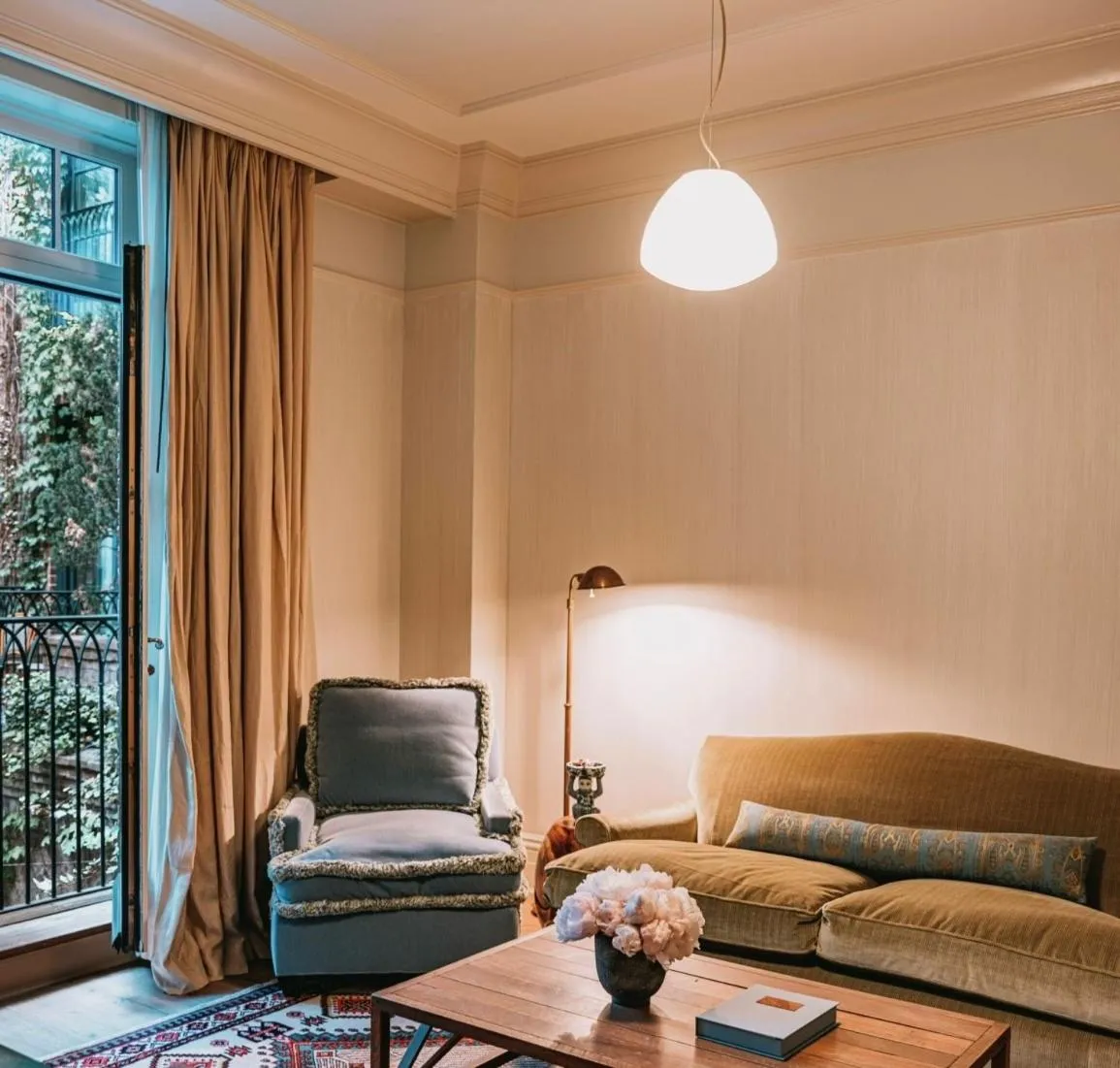 Seating area in The Greenwich Hotel