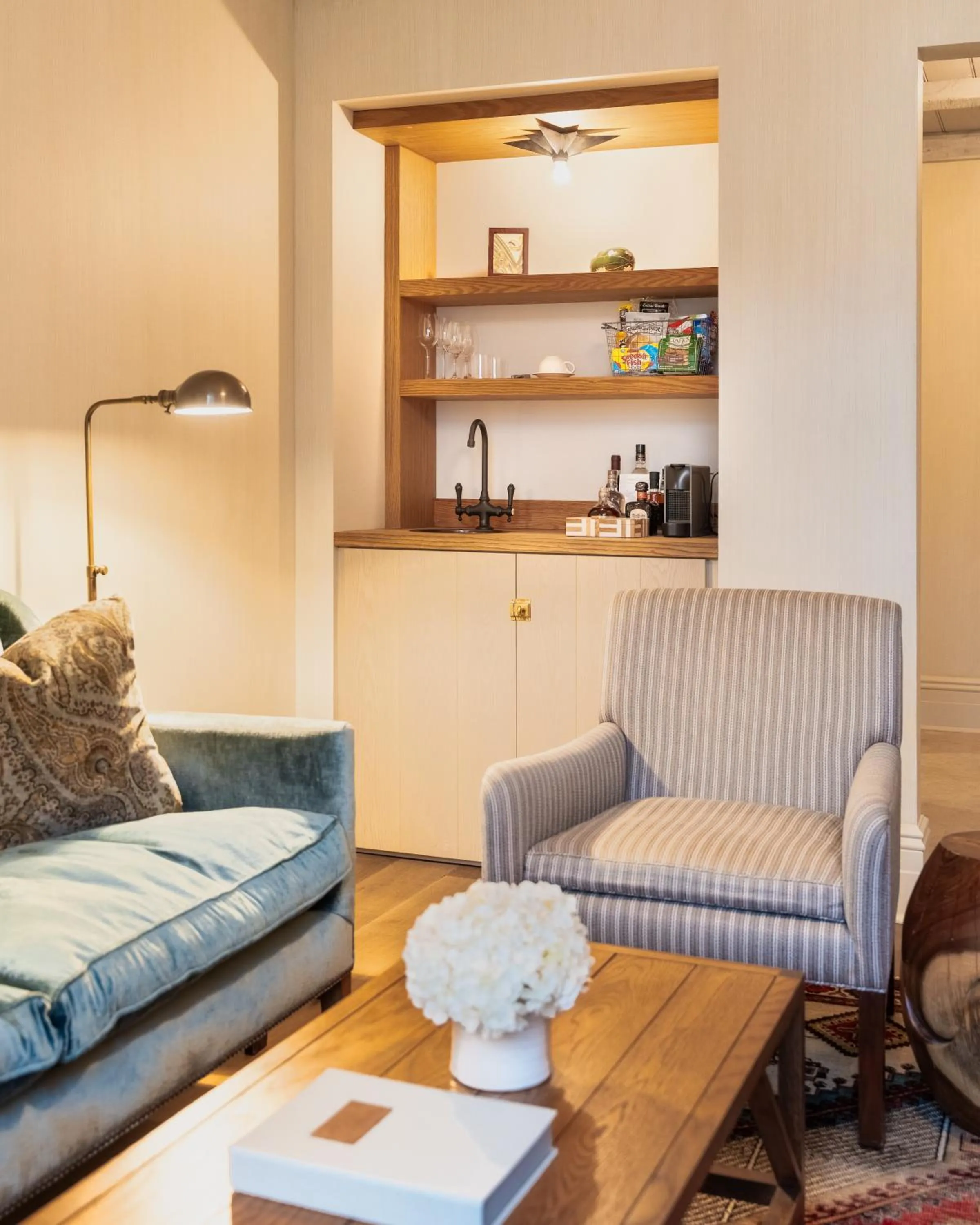 Living room in The Greenwich Hotel