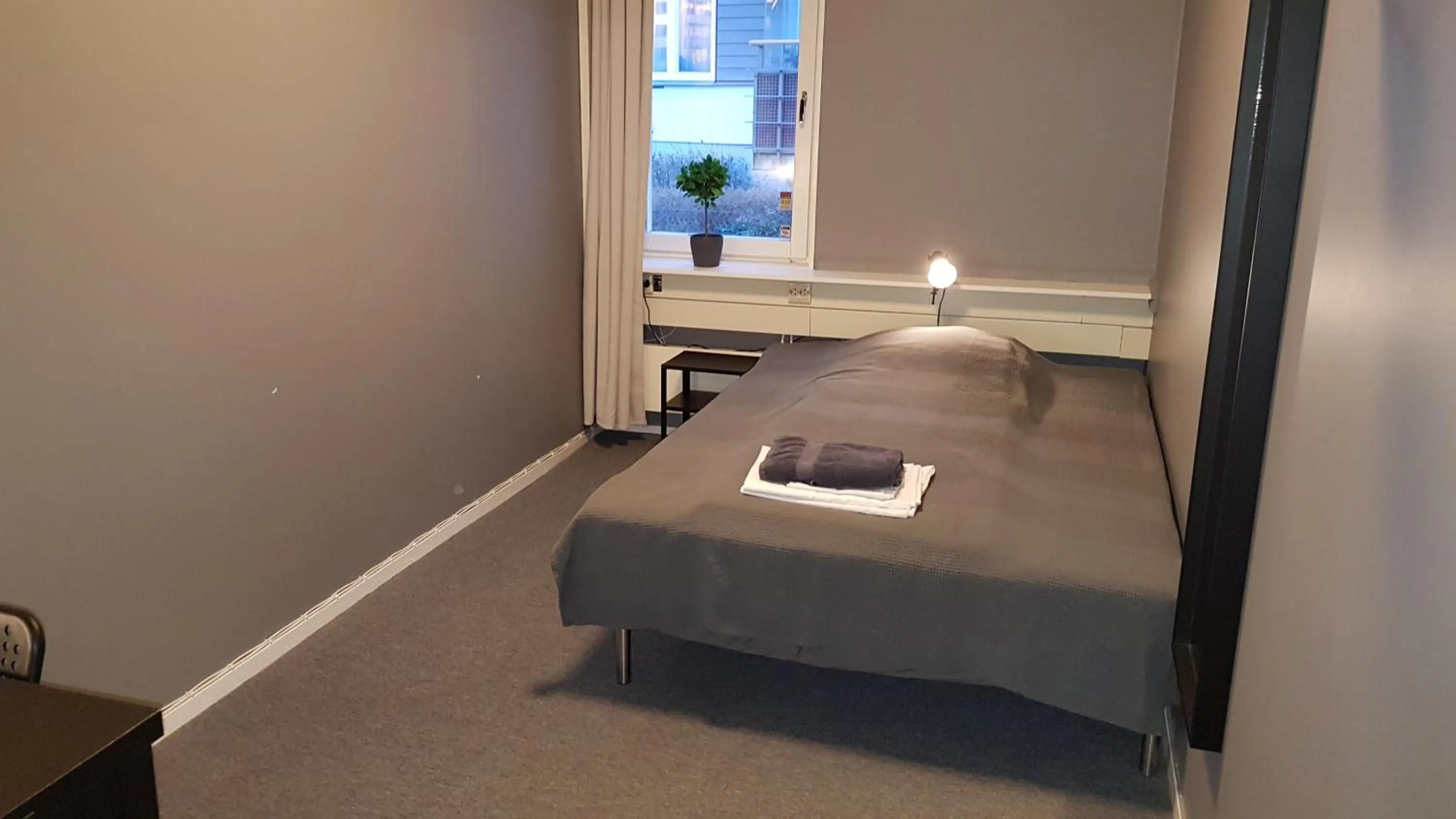 Bed in Vandrarhem Uppsala - Portalgatan