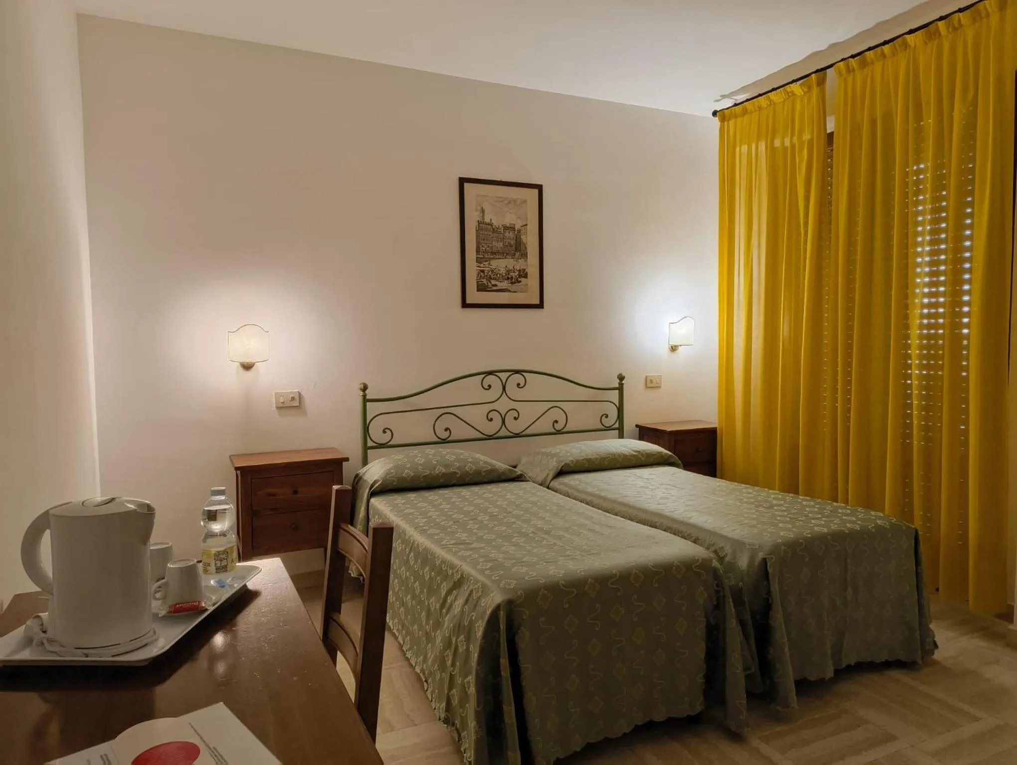 Bedroom, Bed in Hotel I Platani