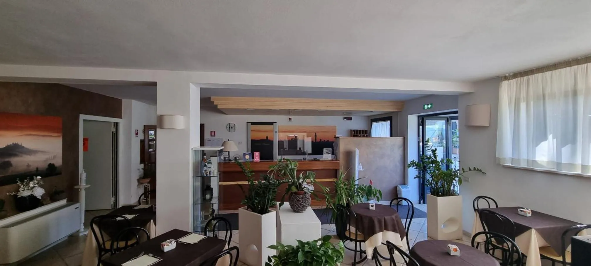 Lobby or reception in Hotel I Platani