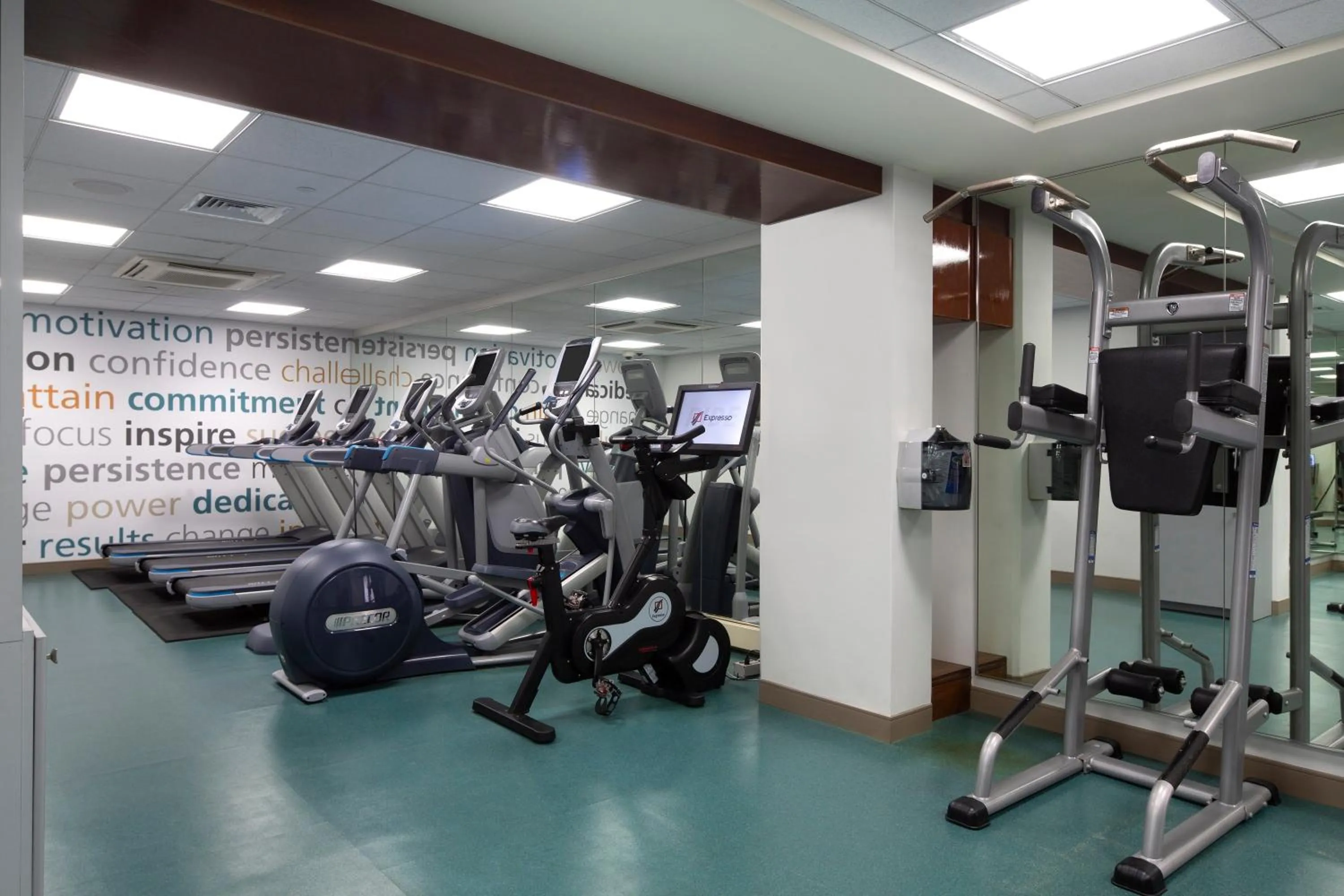 Fitness centre/facilities in The Twin Fin Hotel