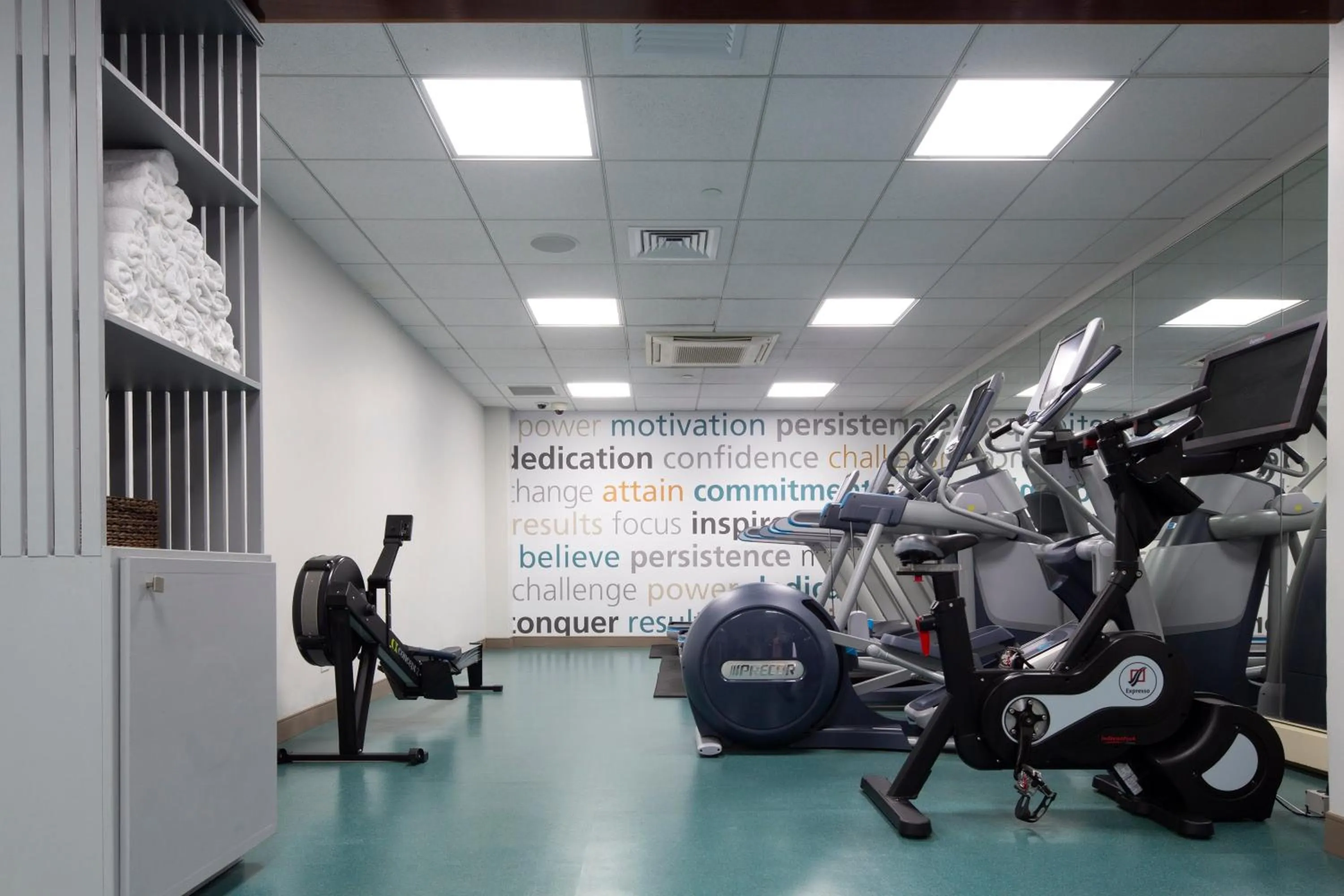 Fitness centre/facilities in The Twin Fin Hotel