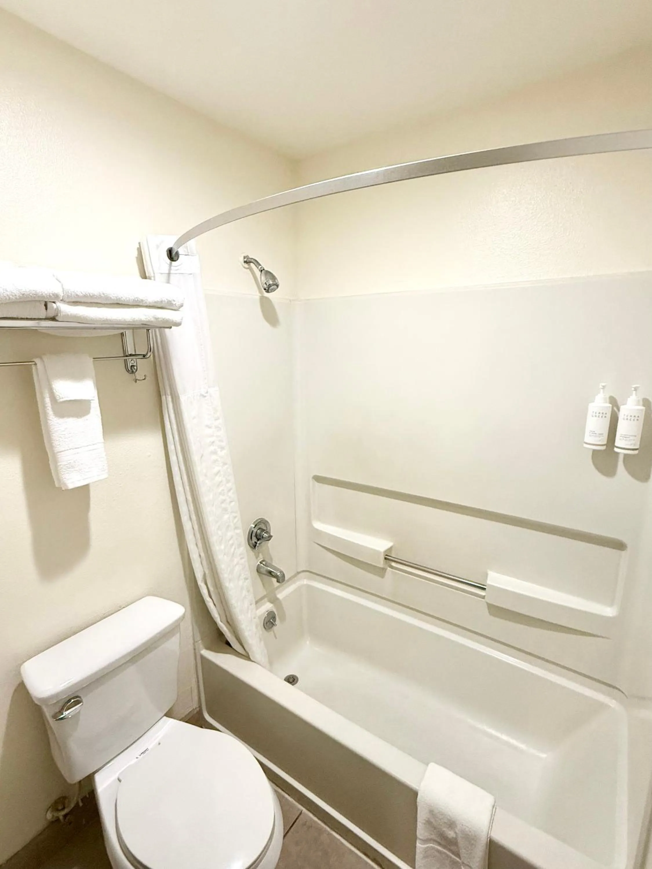 Bathroom in Super 8 by Wyndham Selma/Fresno Area