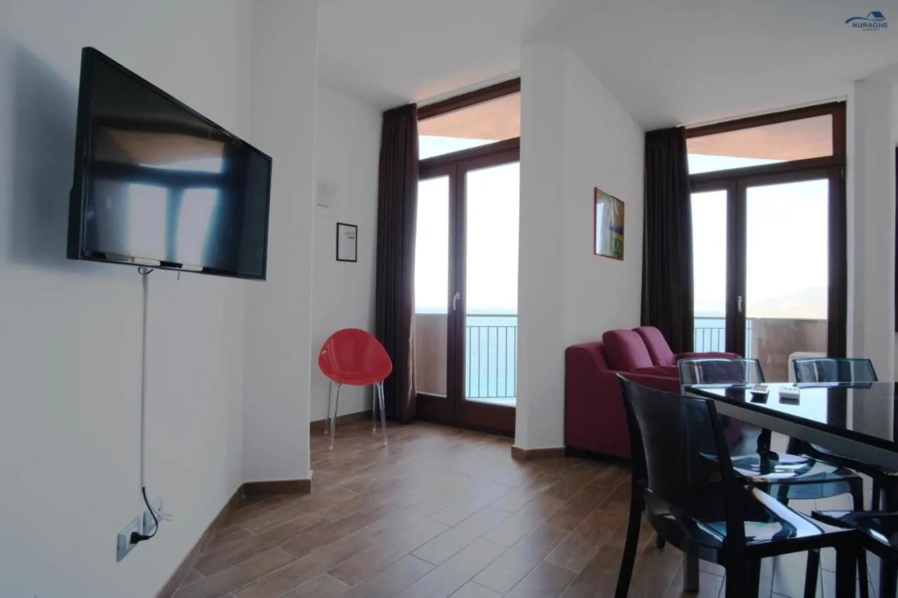 Living room in Nuraghe Apartments