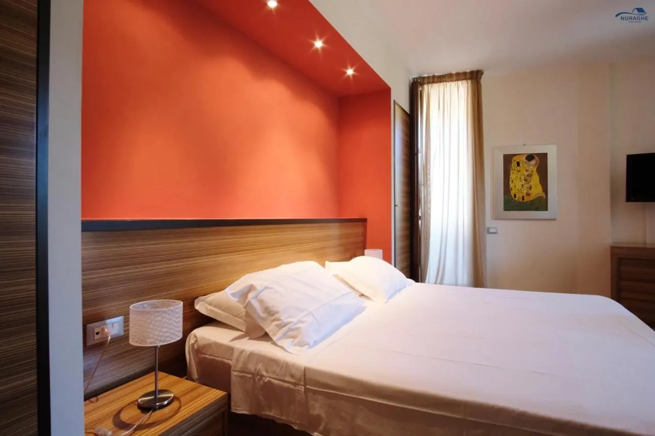 Bedroom, Bed in Nuraghe Apartments