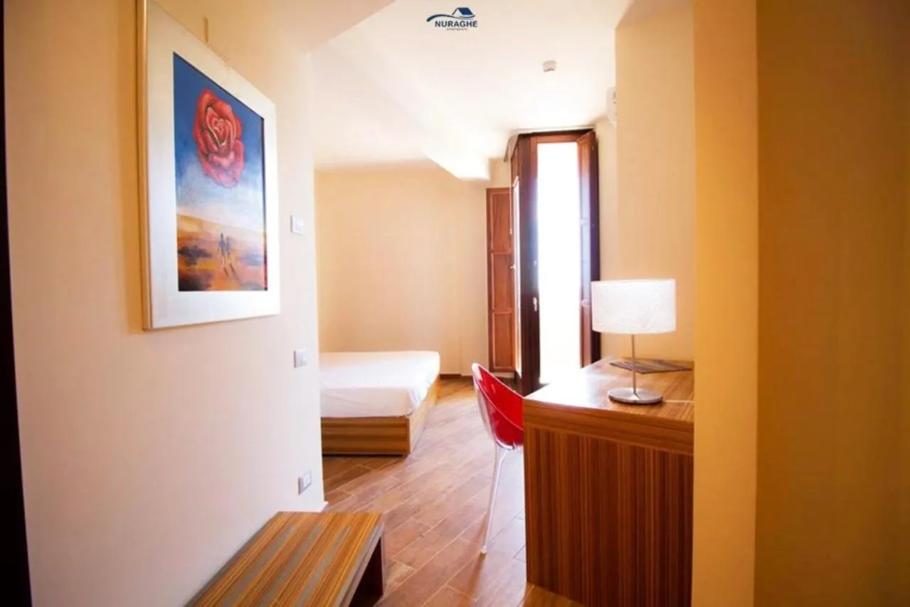 Bedroom, Bed in Nuraghe Apartments